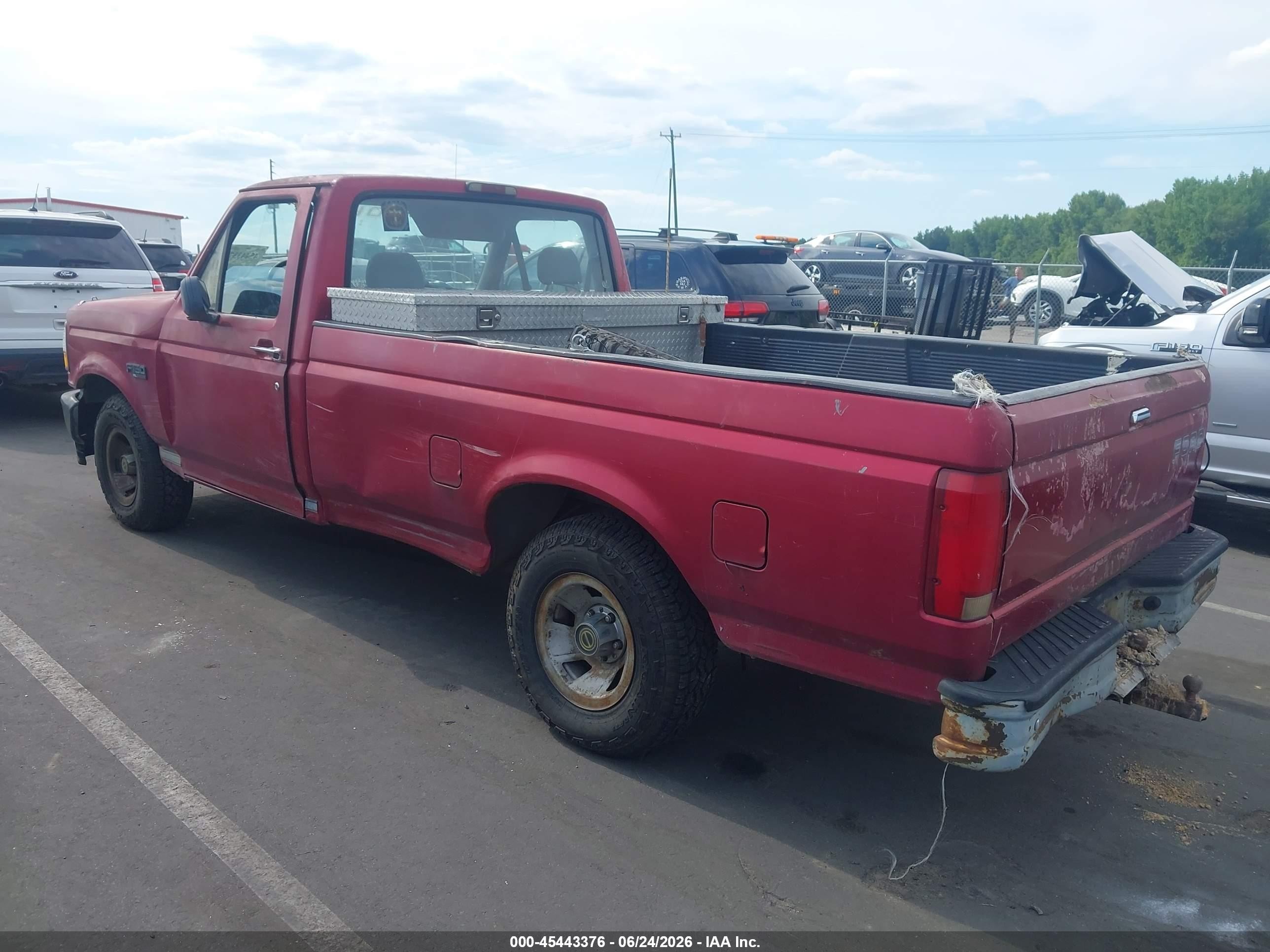 1995 Ford F150   Red vin: 1FTDF15Y9SNA09273