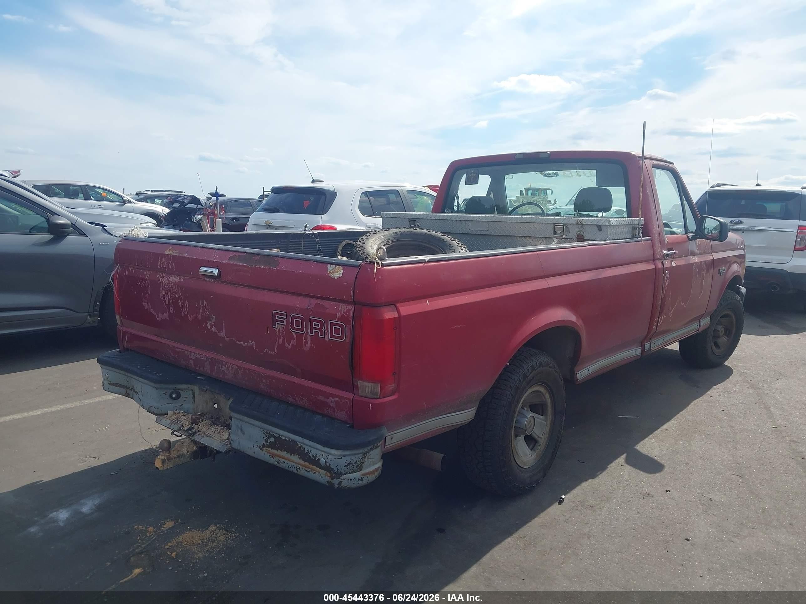1995 Ford F150   Red vin: 1FTDF15Y9SNA09273