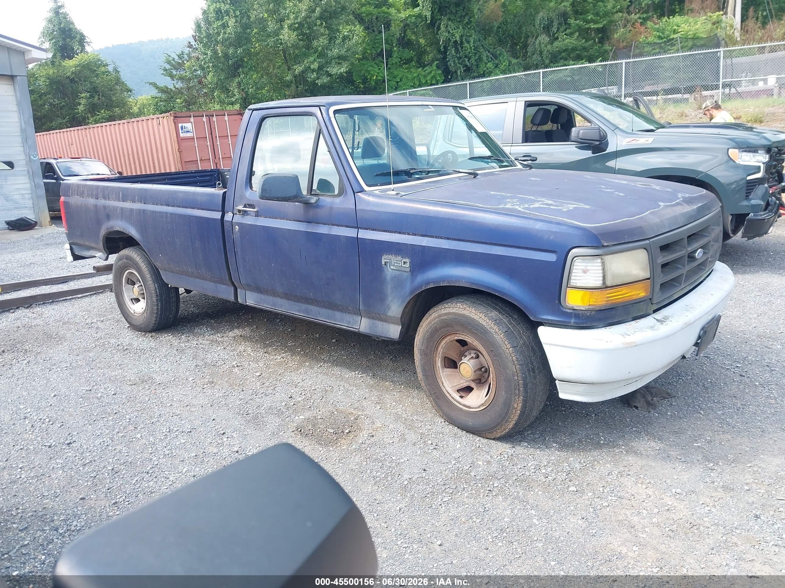 1994 Ford F150   Blue vin: 1FTDF15YXRNA29719