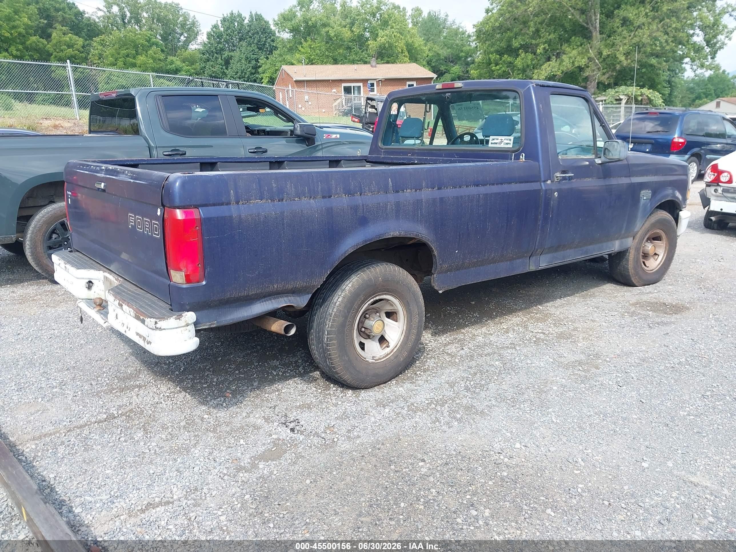 1994 Ford F150   Blue vin: 1FTDF15YXRNA29719