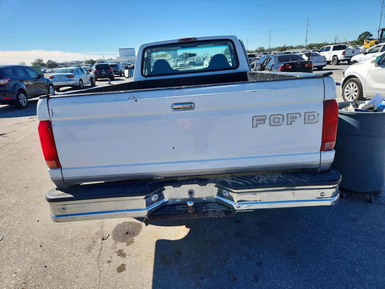 1995 Ford F-150 White vin: 1FTDF15YXSLB90105