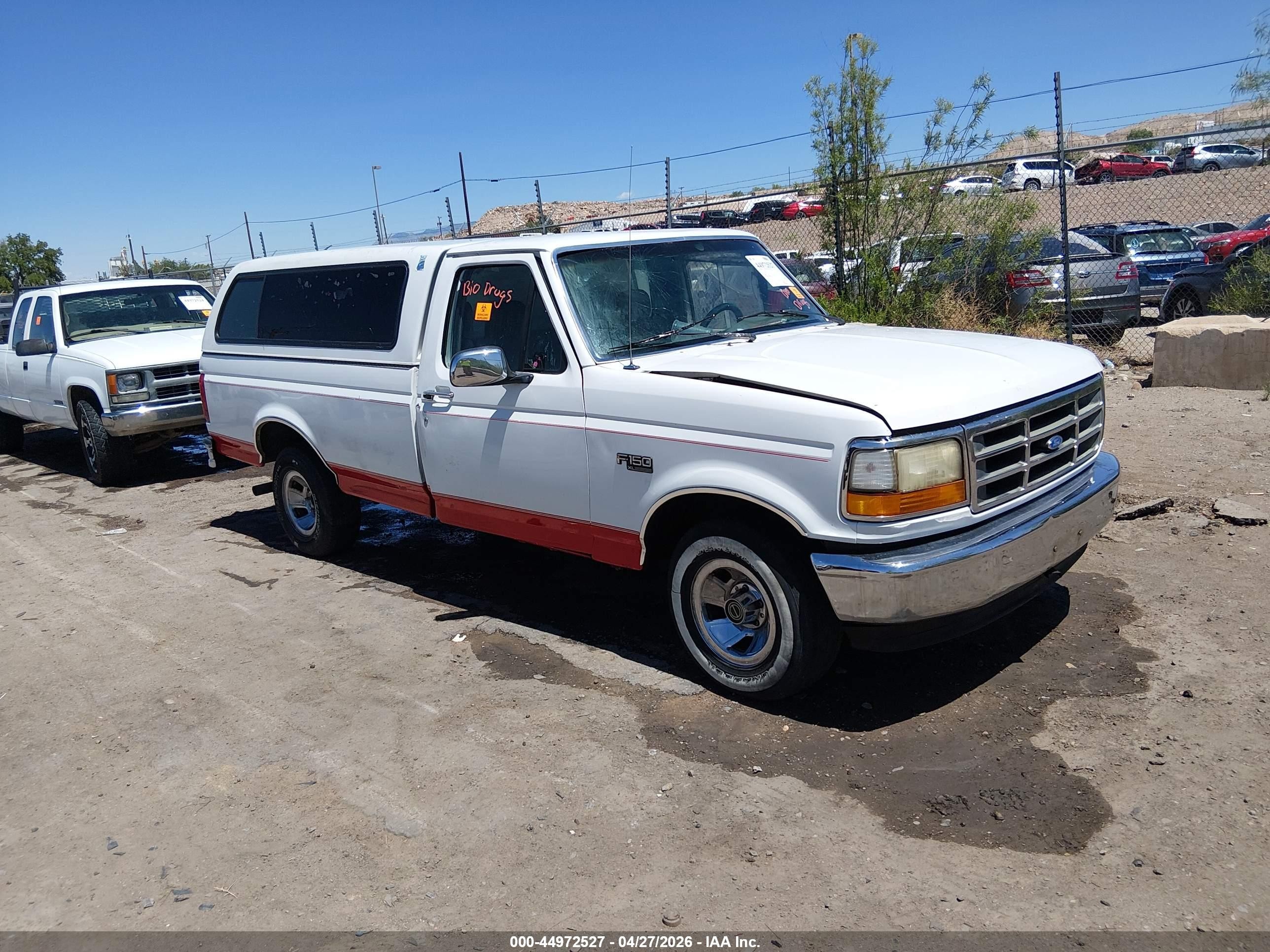 1995 Ford F150   White vin: 1FTDF15YXSNA24557