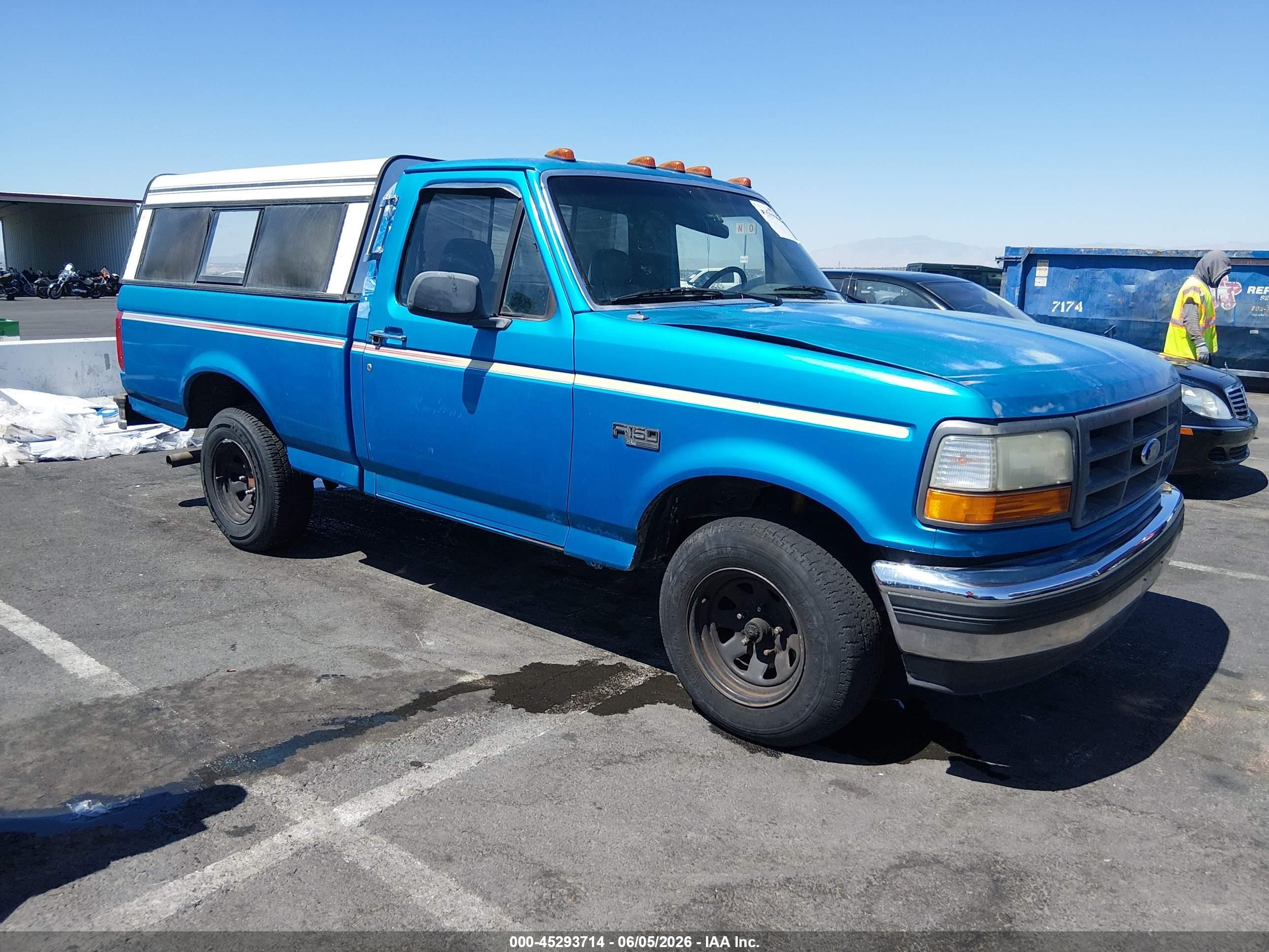1995 Ford F150   Blue vin: 1FTDF15YXSNA48230