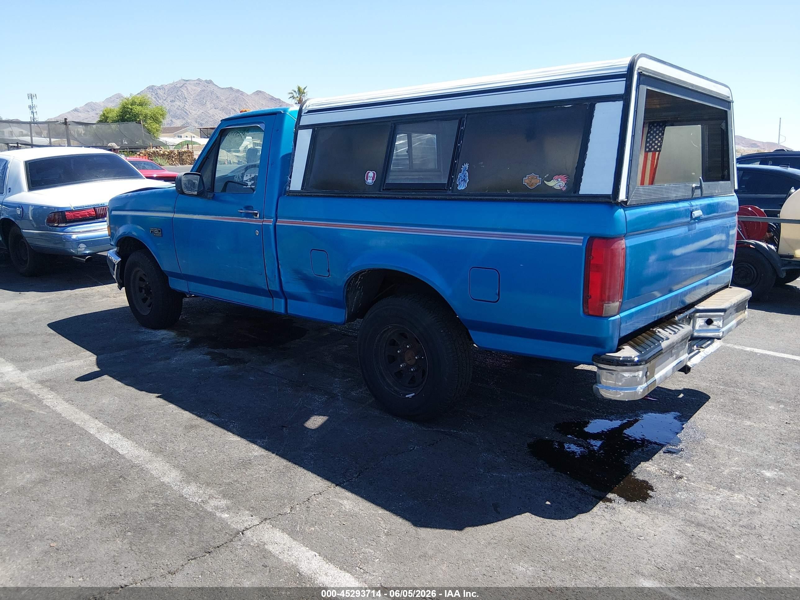 1995 Ford F150   Blue vin: 1FTDF15YXSNA48230