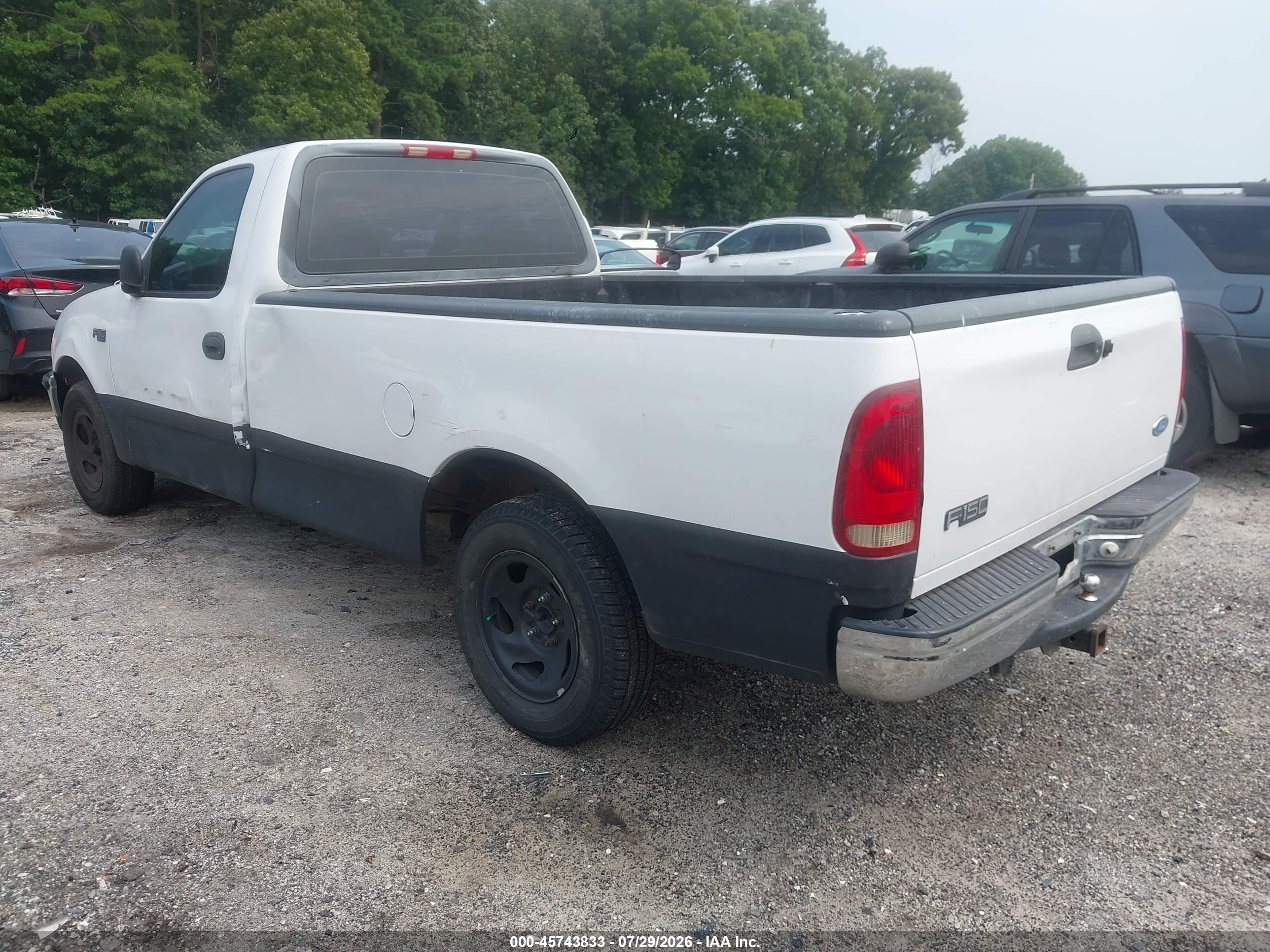 1997 Ford F-150 Standard Standard/xl/xlt White vin: 1FTDF1720VNA41557