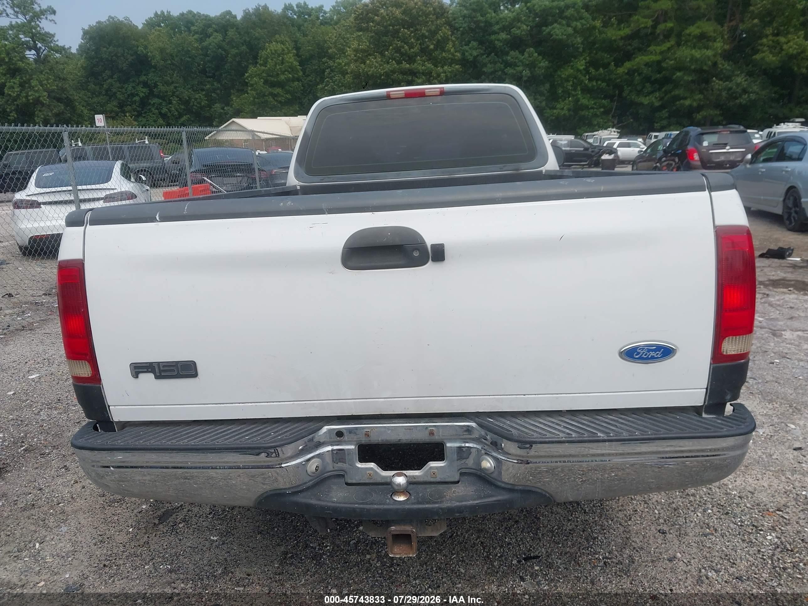 1997 Ford F-150 Standard Standard/xl/xlt White vin: 1FTDF1720VNA41557