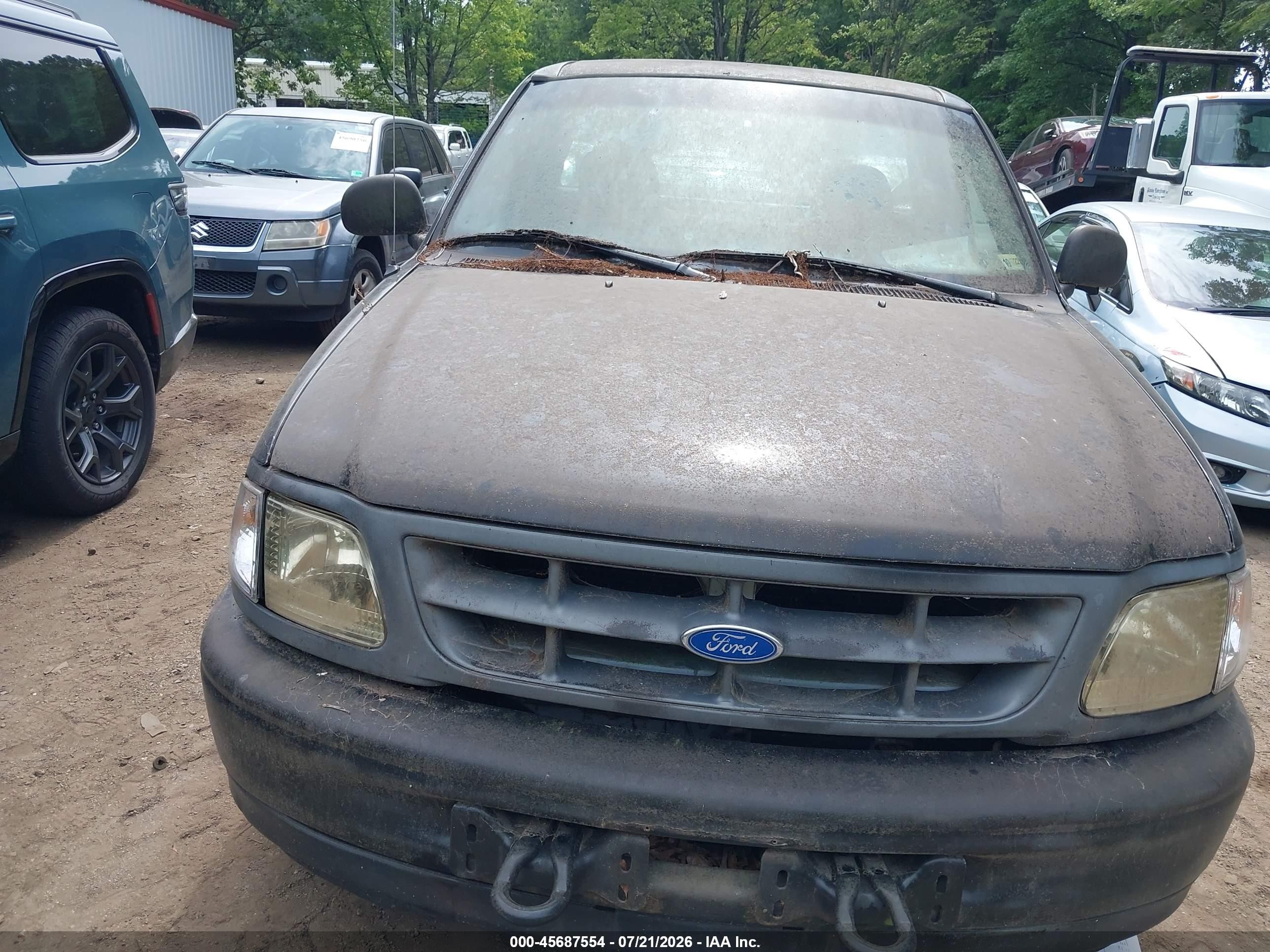 1997 Ford F-150 Standard Standard/xl/xlt Black vin: 1FTDF1720VND22368