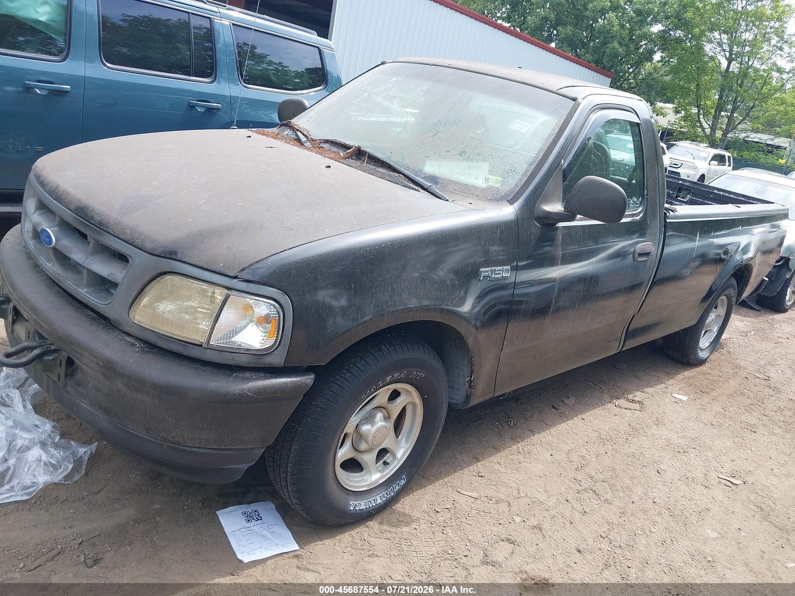 1997 Ford F-150 Standard Standard/xl/xlt Black vin: 1FTDF1720VND22368