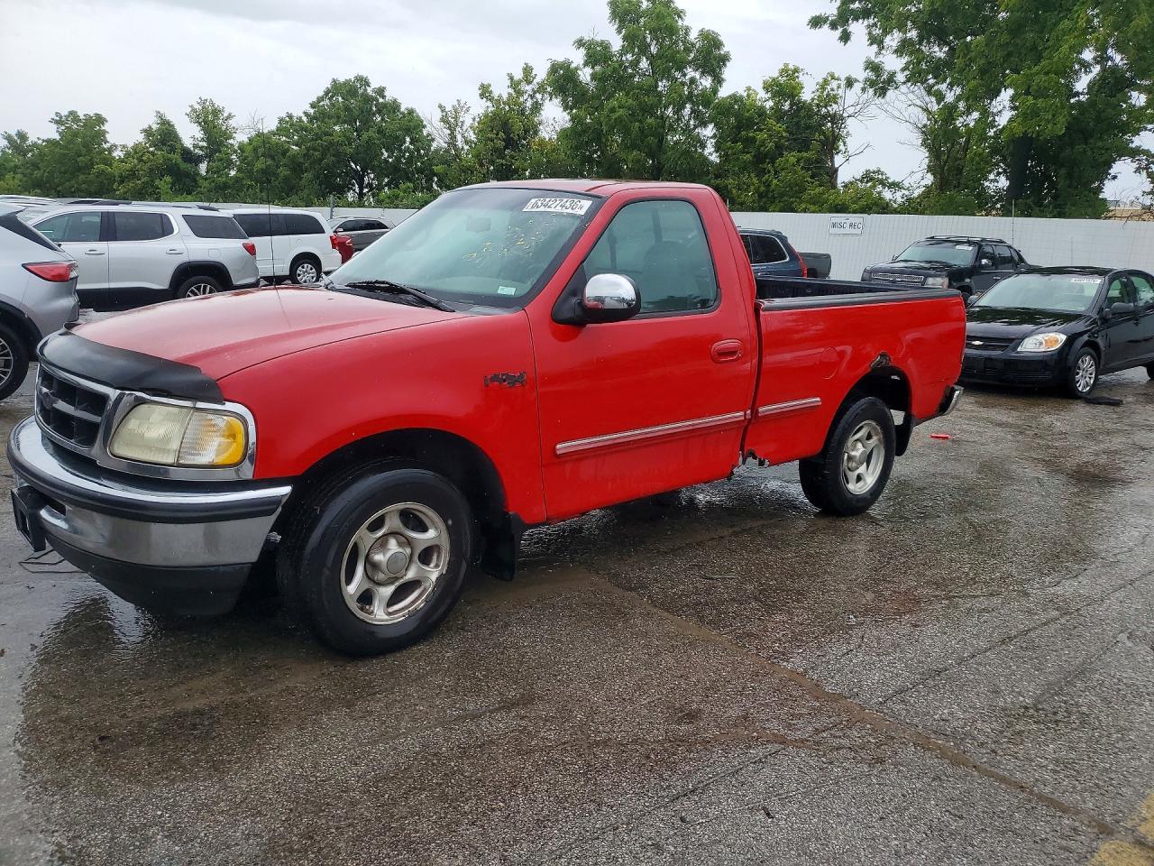 1997 Ford F150 Red vin: 1FTDF1721VNC92992