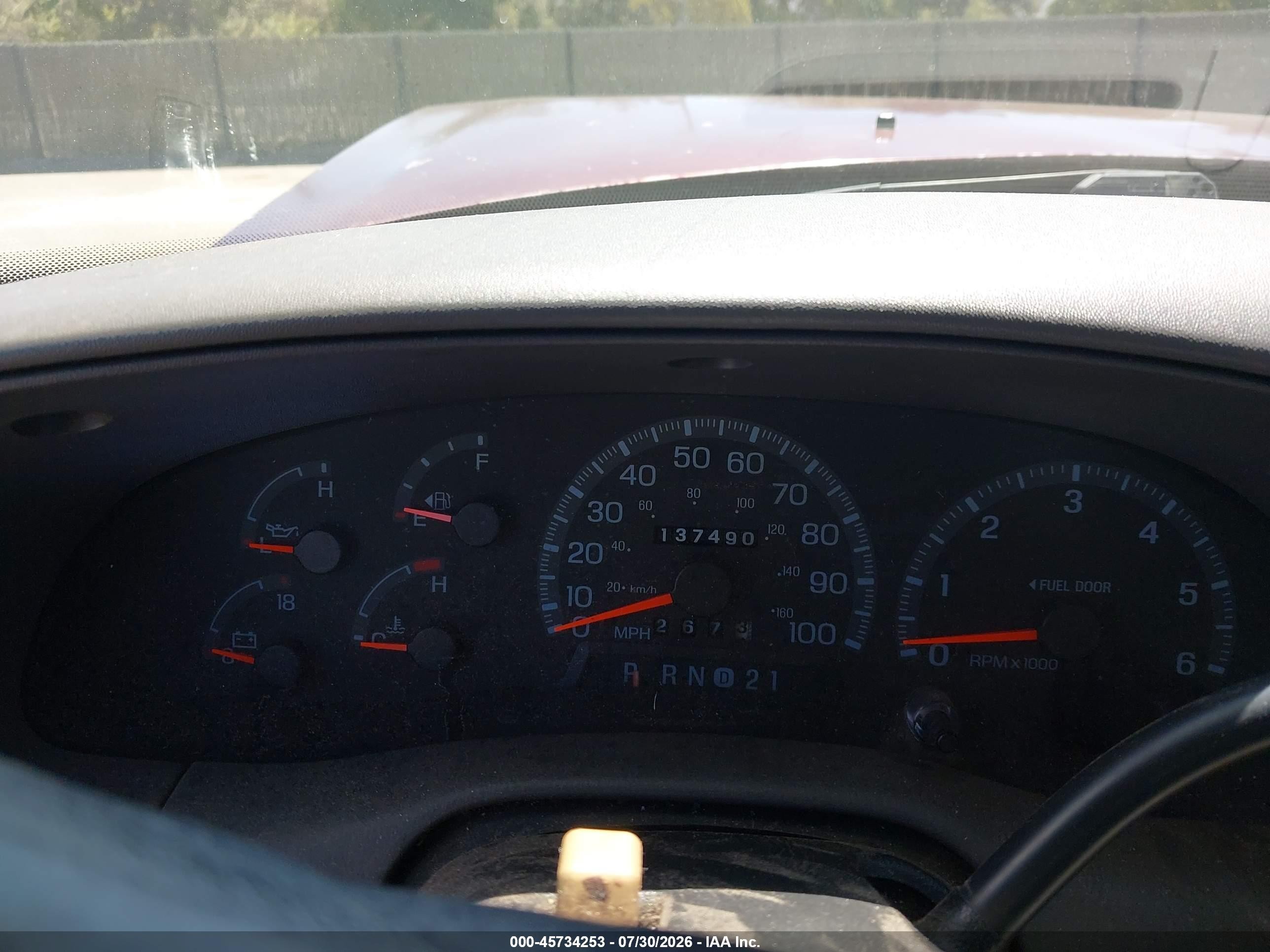 1997 Ford F-150 Standard Standard/xl/xlt Бордовый vin: 1FTDF1722VKC12908