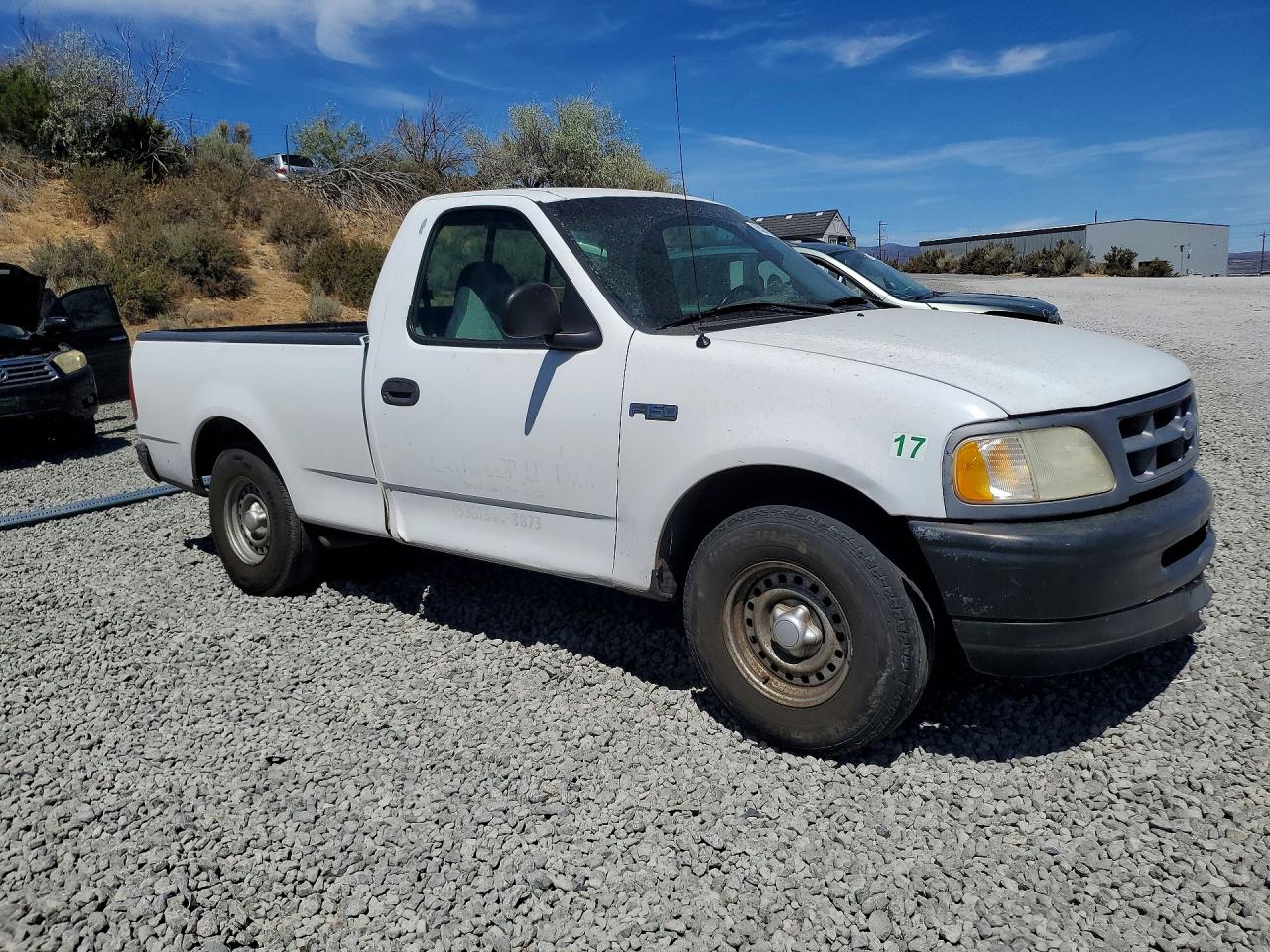 1997 Ford F150 White vin: 1FTDF1723VKB84584