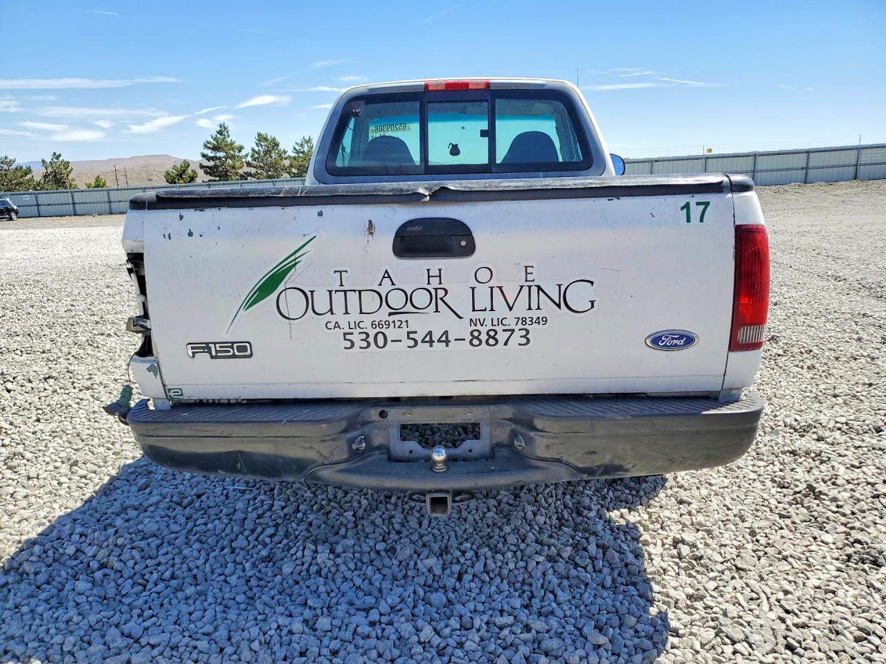 1997 Ford F150 White vin: 1FTDF1723VKB84584