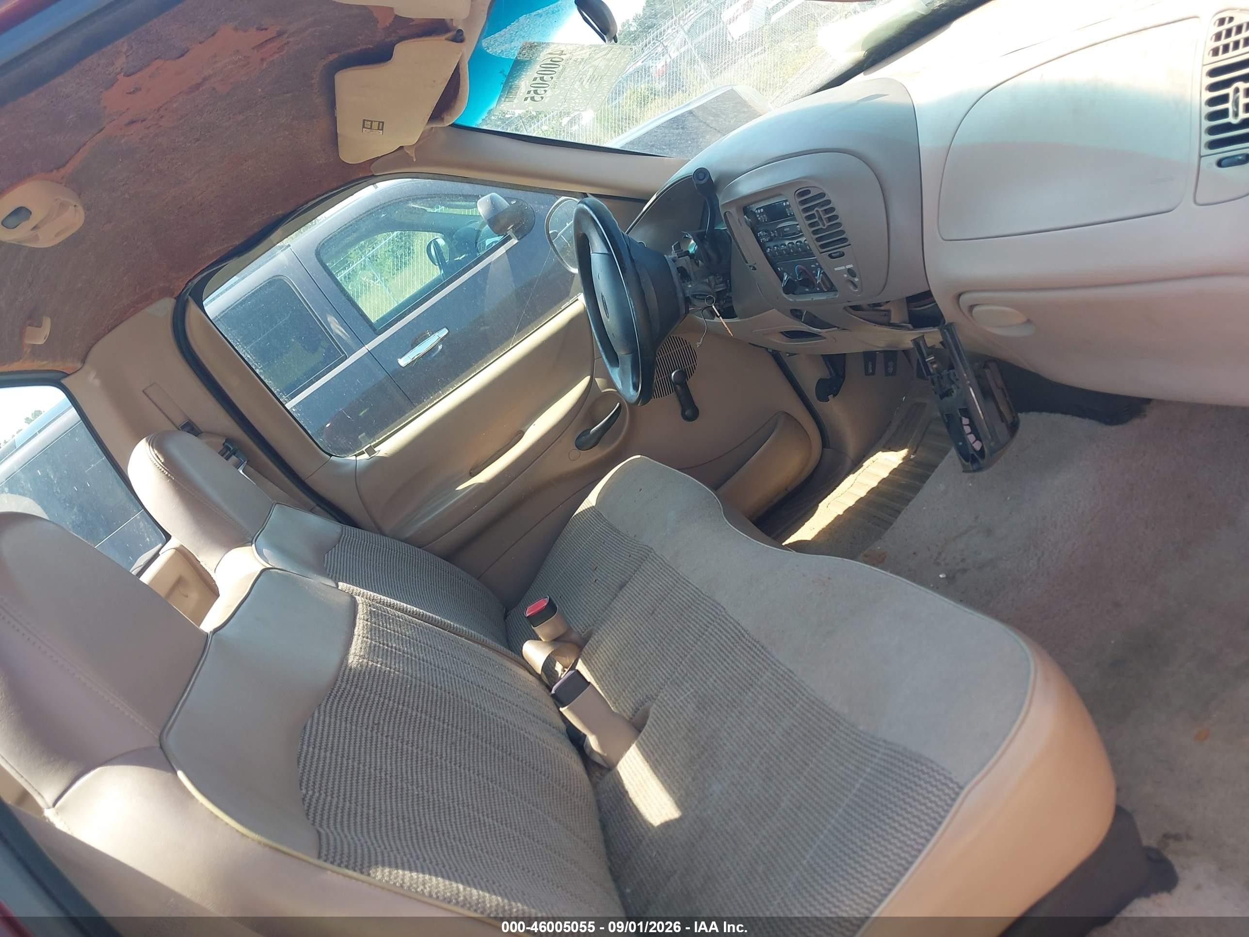 1997 Ford F-150 Standard/xl/xlt Red vin: 1FTDF1724VNC95823