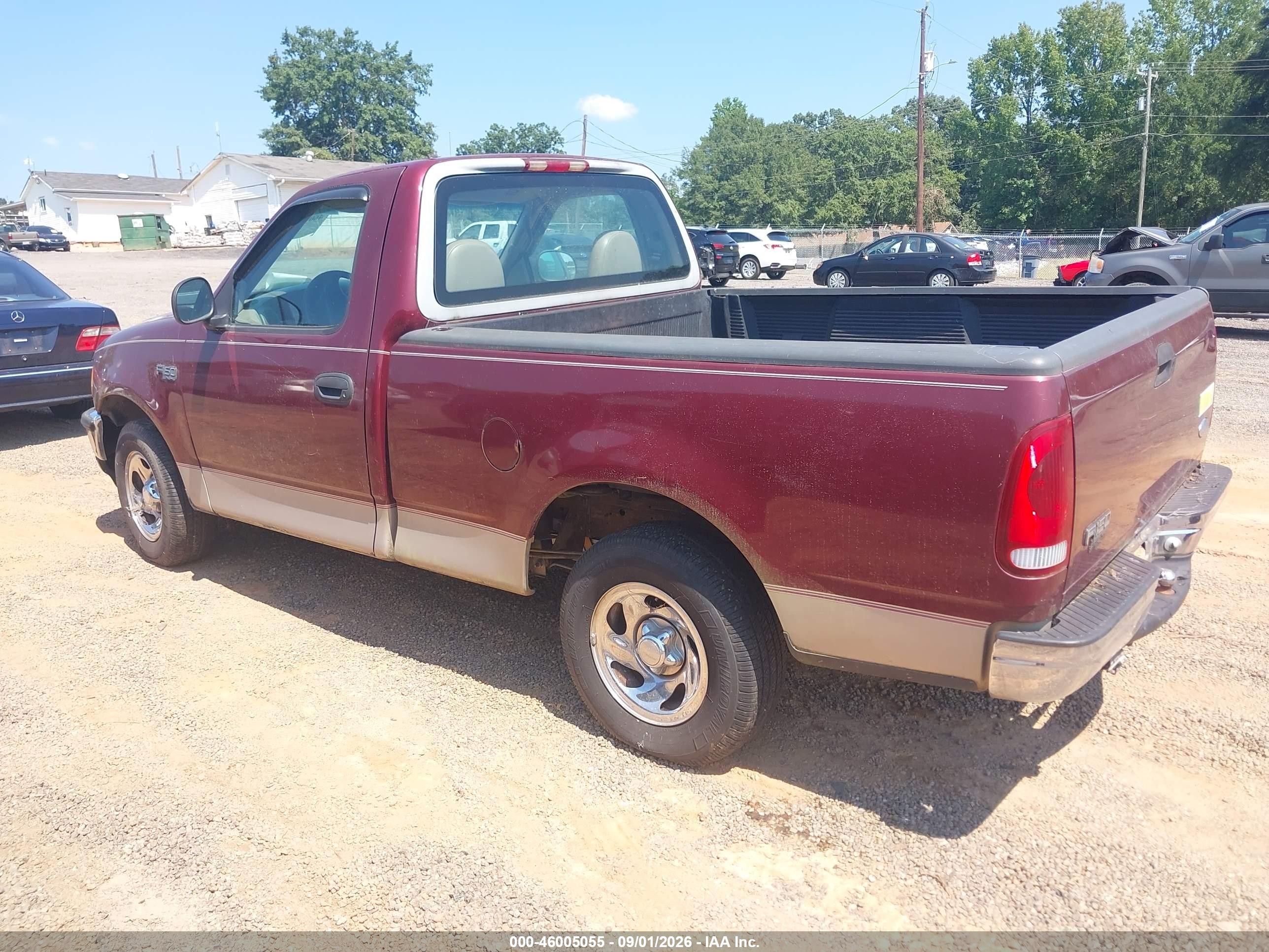 1997 Ford F-150 Standard/xl/xlt Red vin: 1FTDF1724VNC95823