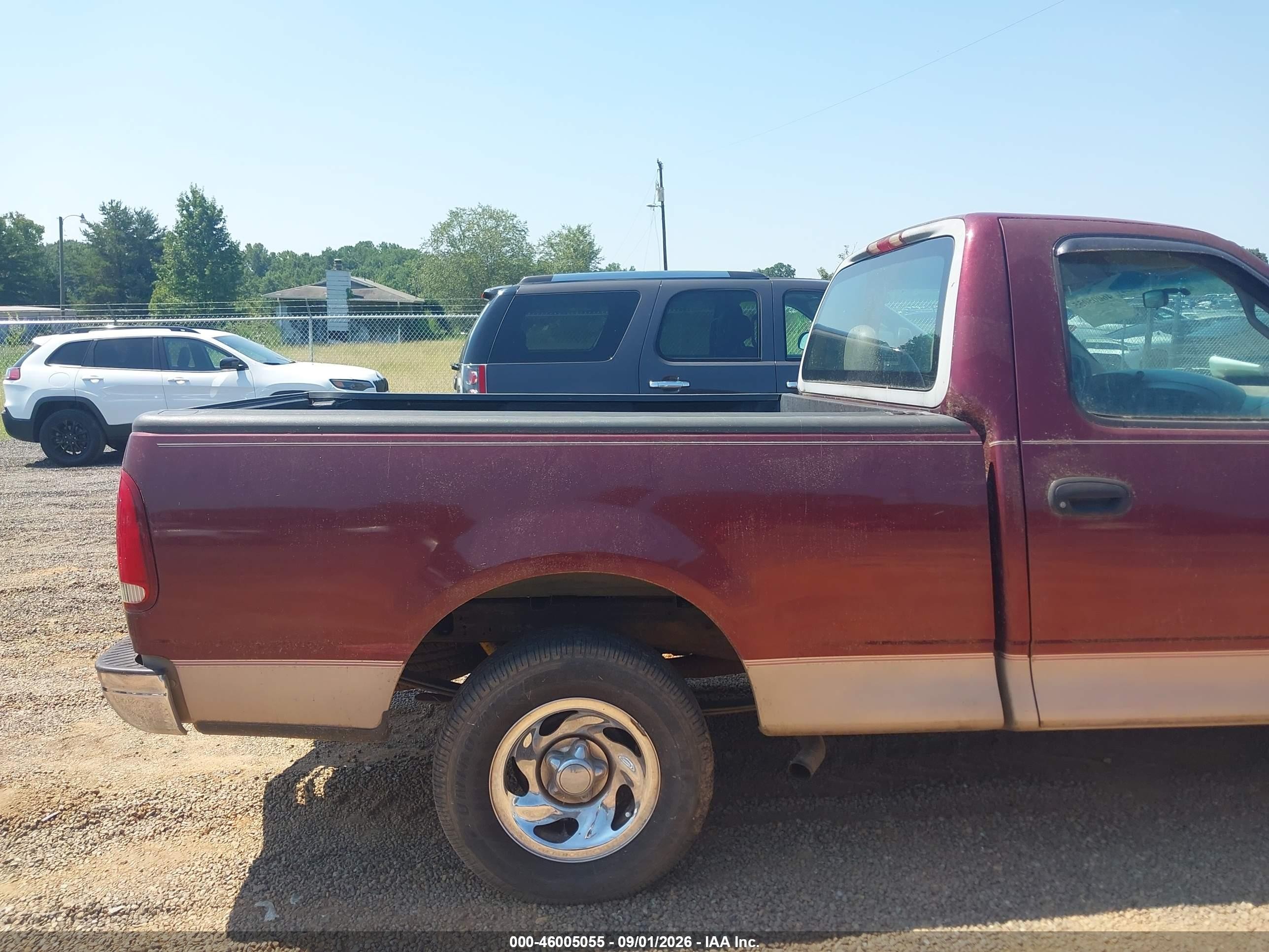 1997 Ford F-150 Standard/xl/xlt Red vin: 1FTDF1724VNC95823