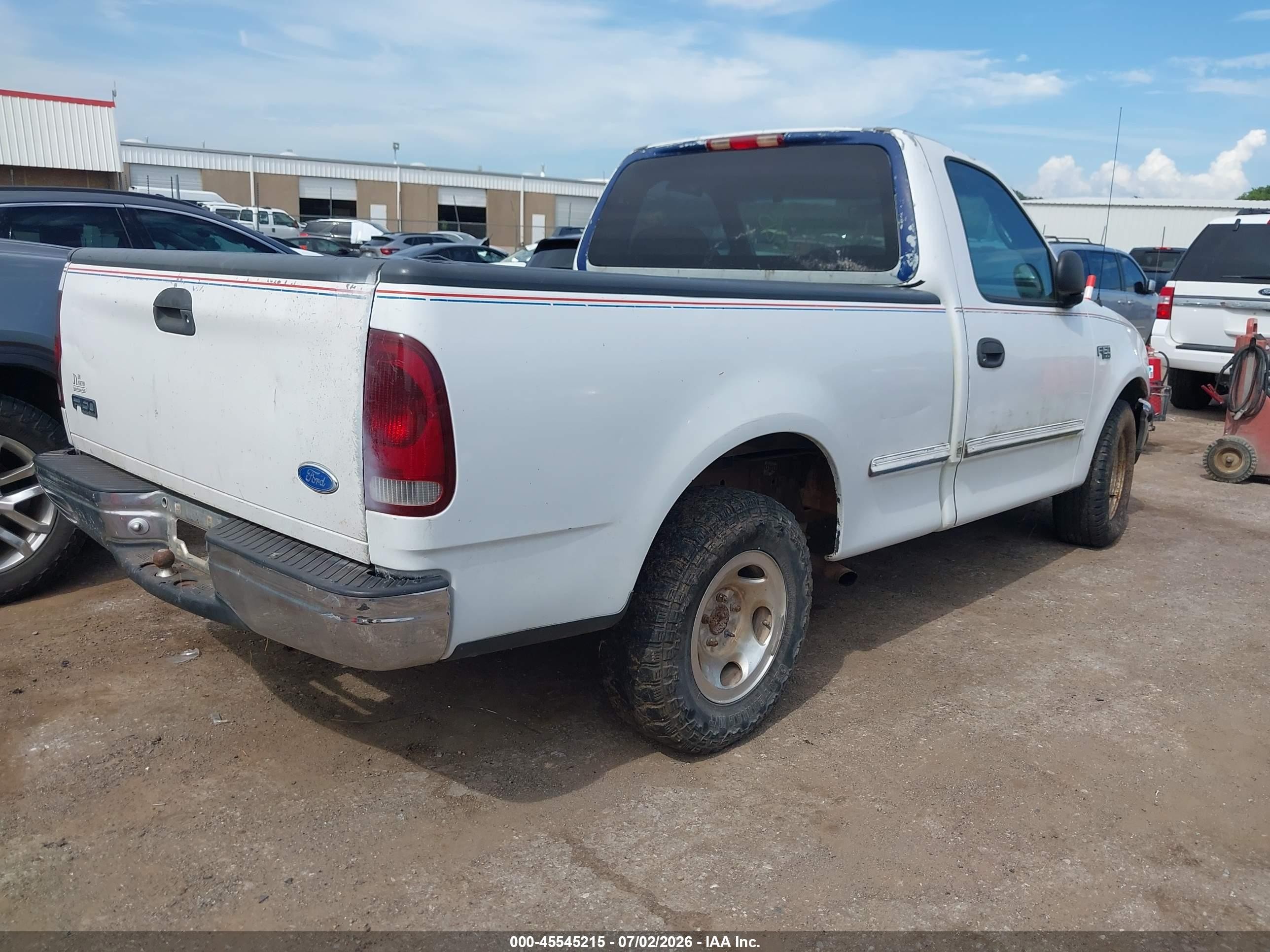 1997 Ford F-150 Standard Standard/xl/xlt White vin: 1FTDF1725VKA24593