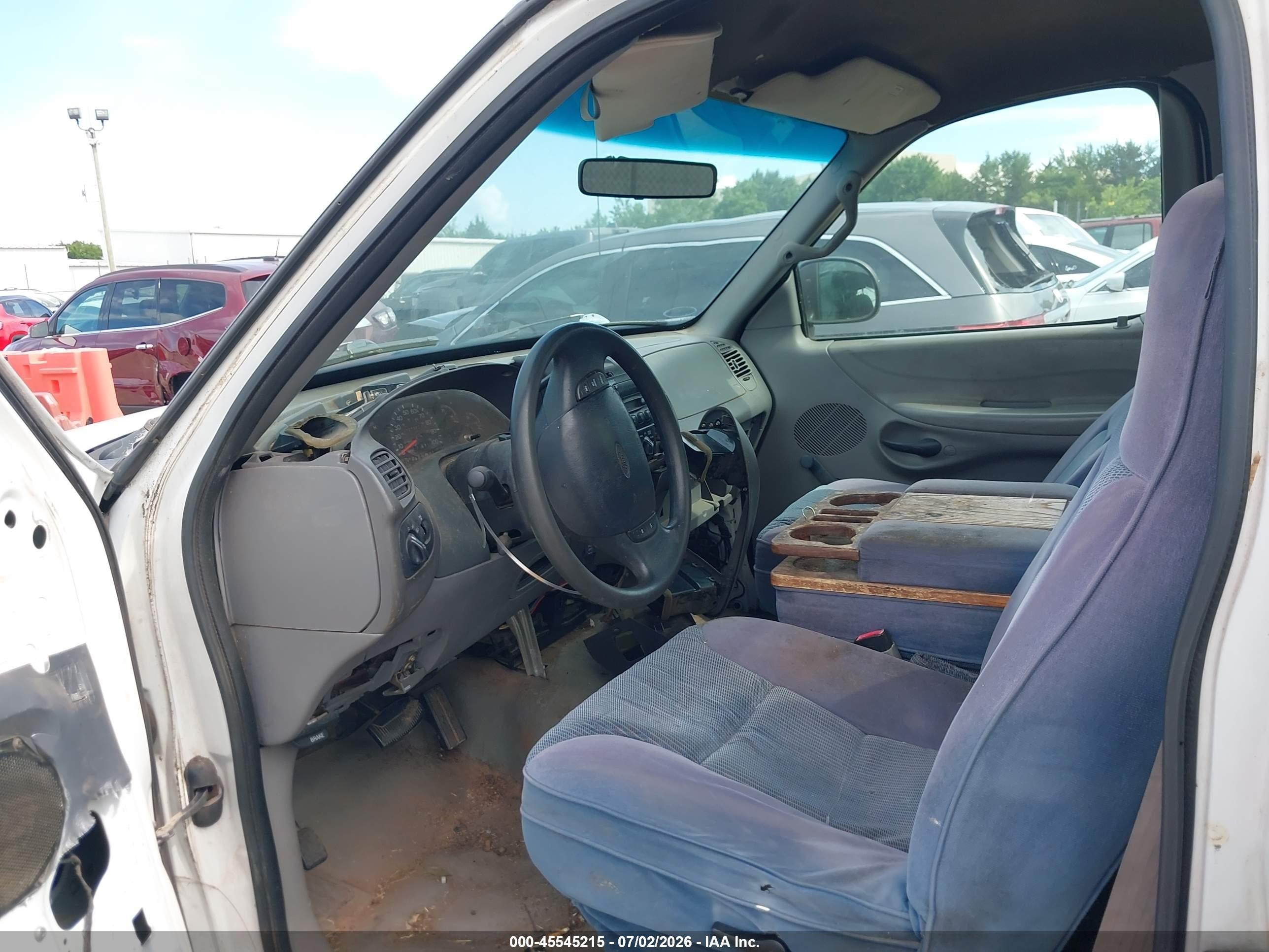 1997 Ford F-150 Standard Standard/xl/xlt White vin: 1FTDF1725VKA24593