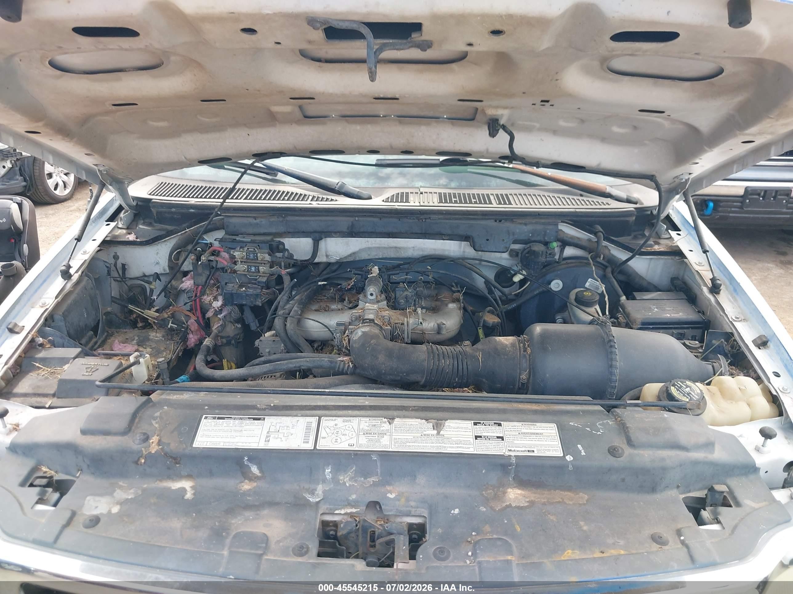 1997 Ford F-150 Standard Standard/xl/xlt White vin: 1FTDF1725VKA24593
