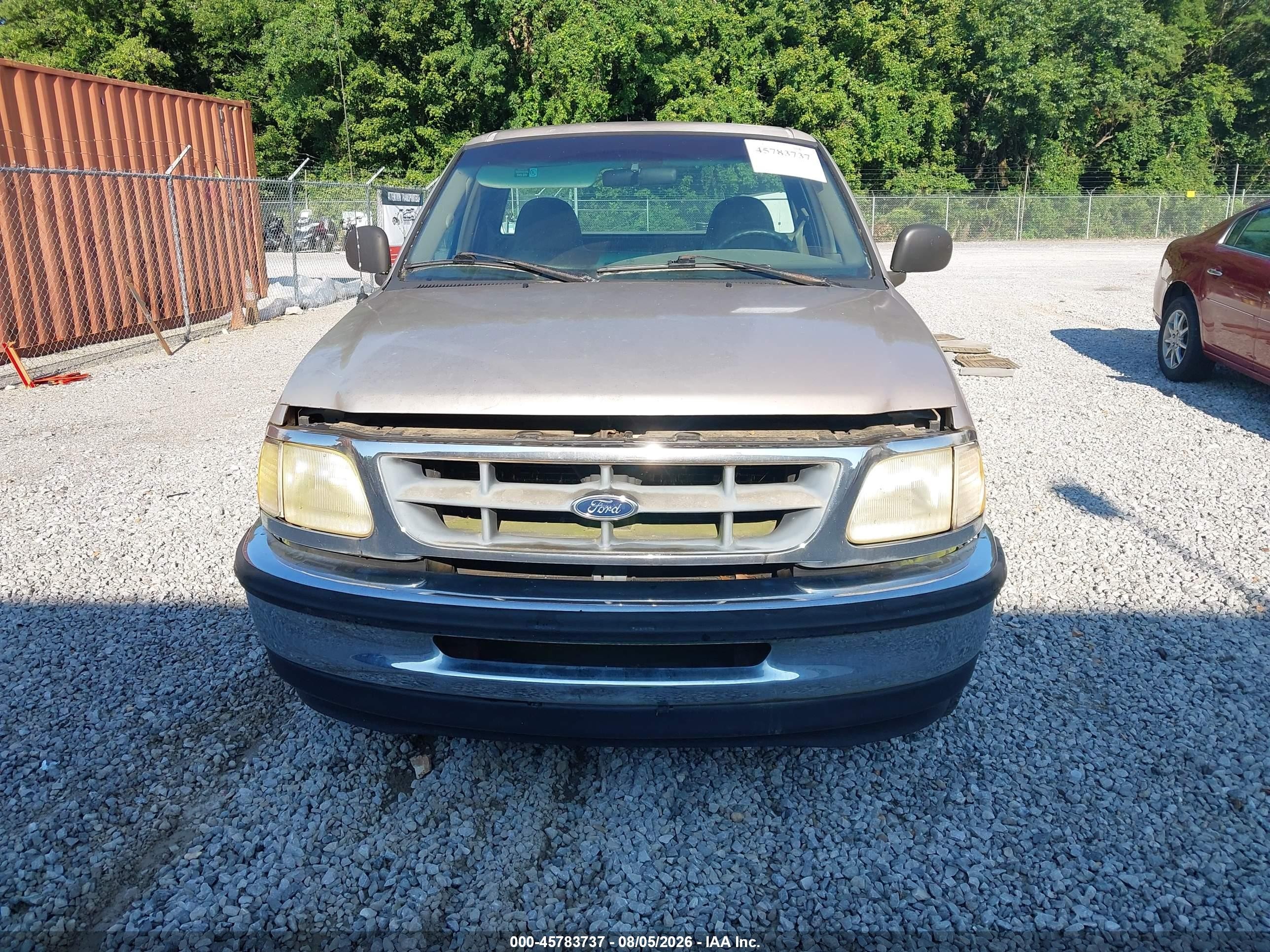 1997 Ford F-150 Standard Standard/xl/xlt Коричневый vin: 1FTDF1725VNC60675