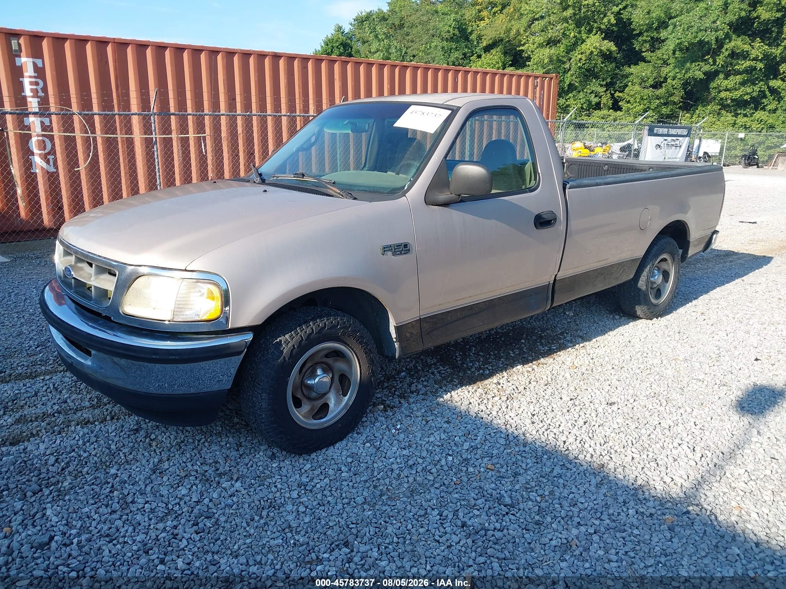 1997 Ford F-150 Standard Standard/xl/xlt Коричневый vin: 1FTDF1725VNC60675