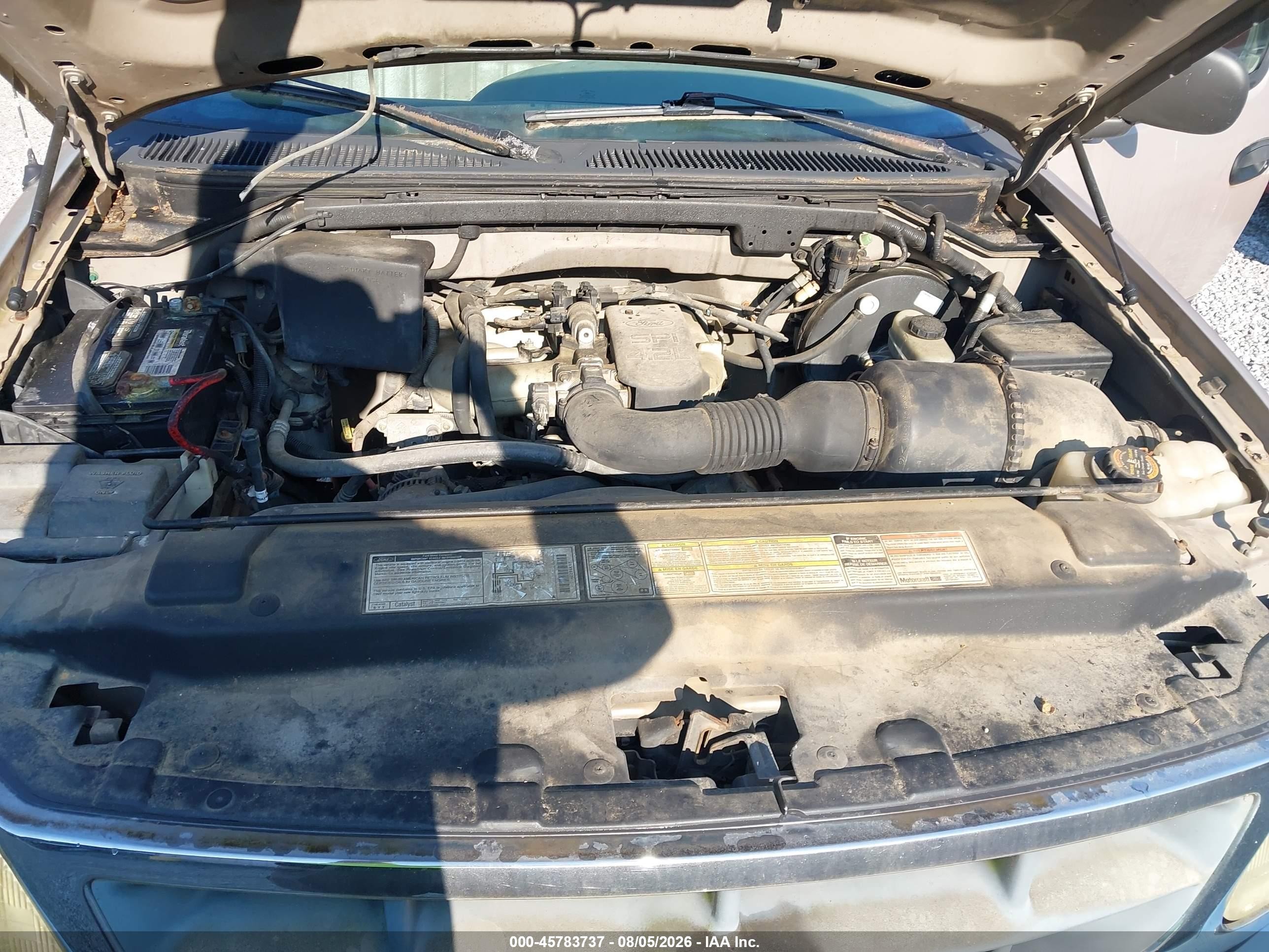 1997 Ford F-150 Standard Standard/xl/xlt Коричневый vin: 1FTDF1725VNC60675
