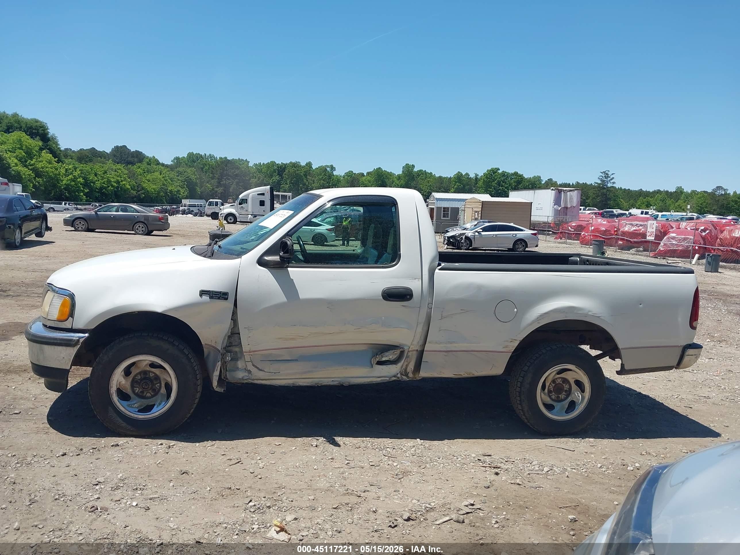 1997 Ford F-150 Standard/xl/xlt White vin: 1FTDF1727VNB65065