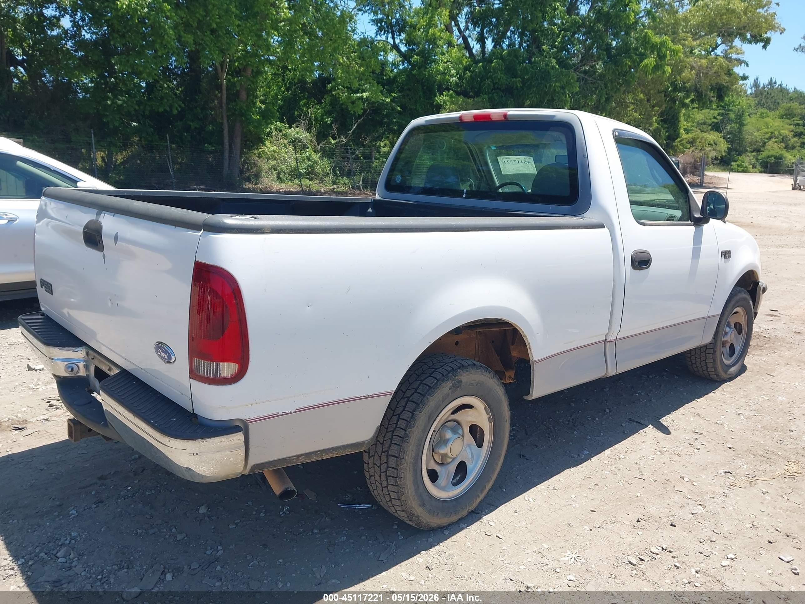 1997 Ford F-150 Standard/xl/xlt White vin: 1FTDF1727VNB65065
