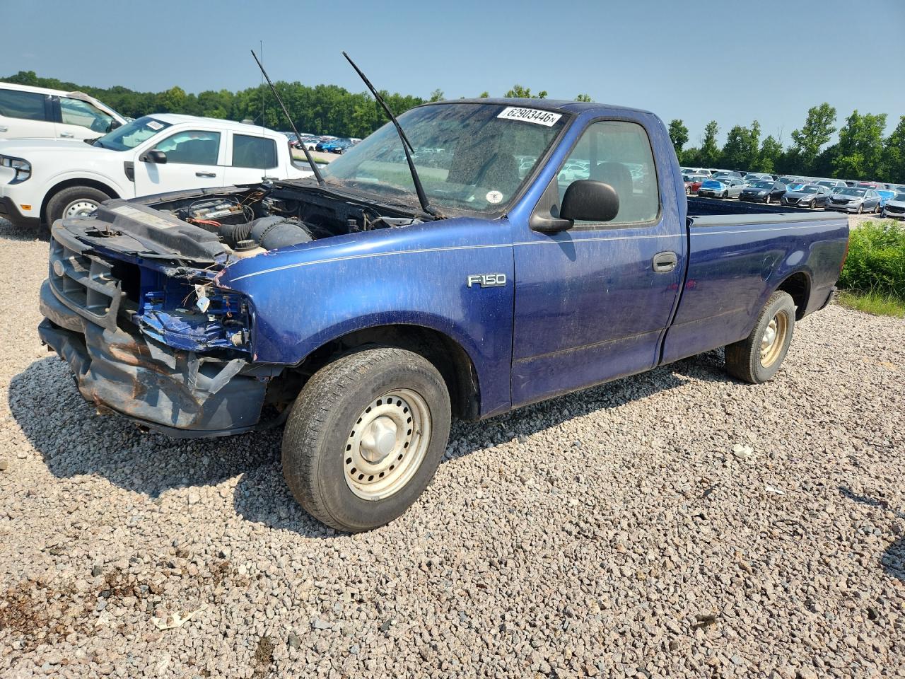 1997 Ford F150 Синий vin: 1FTDF1727VNB86191