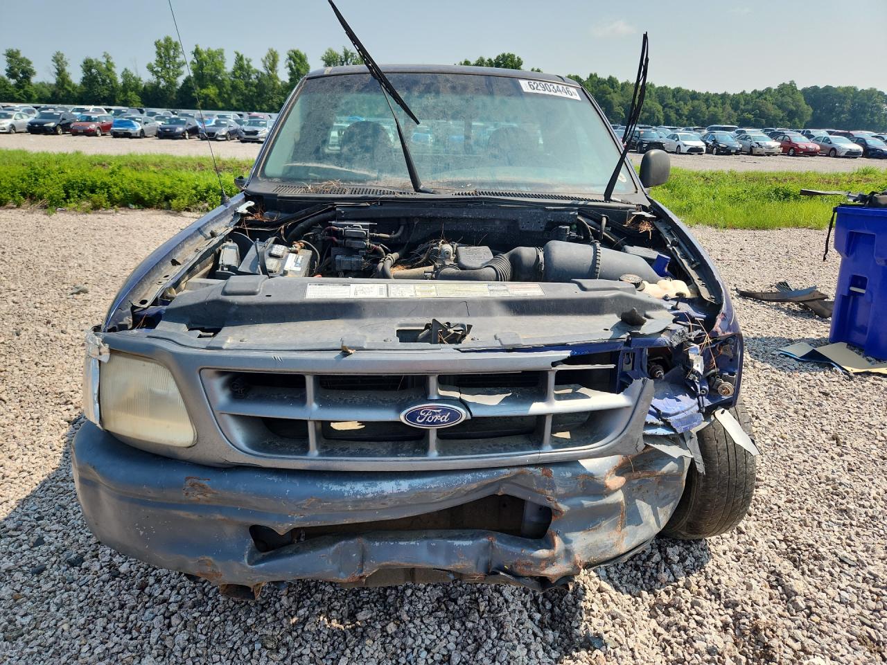 1997 Ford F150 Синий vin: 1FTDF1727VNB86191
