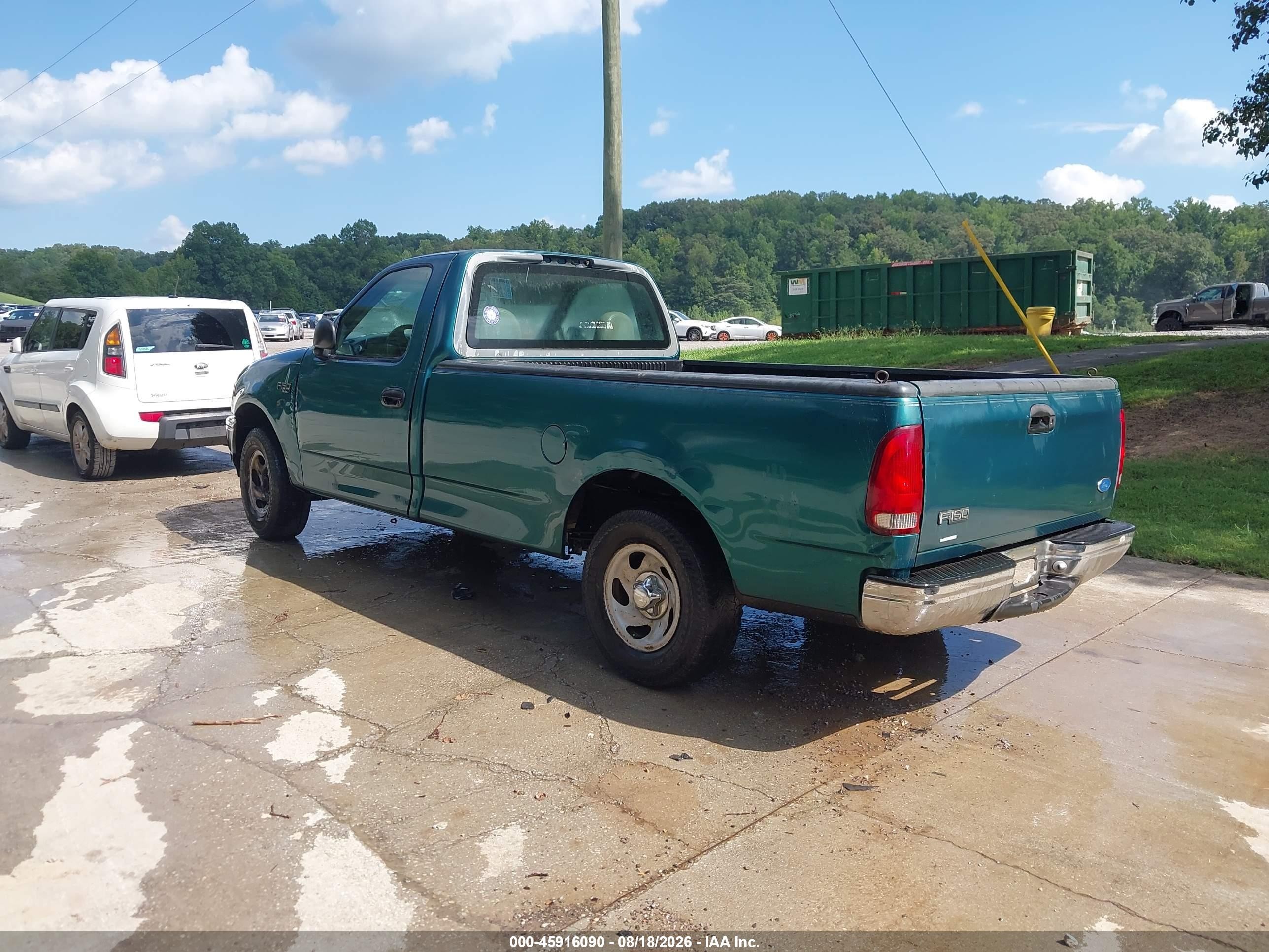 1997 Ford F-150 Standard Standard/xl/xlt Green vin: 1FTDF1727VND39944