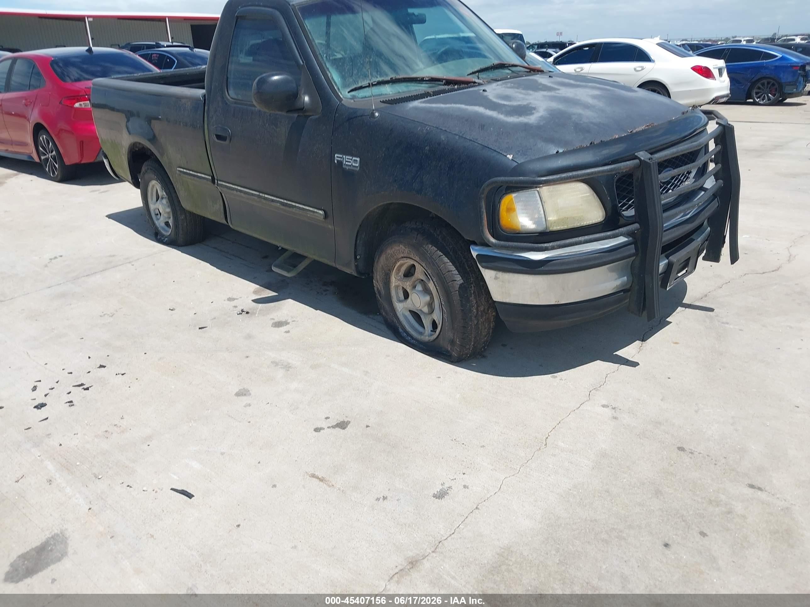 1997 Ford F-150 Standard Standard/xl/xlt Black vin: 1FTDF1728VNA85855