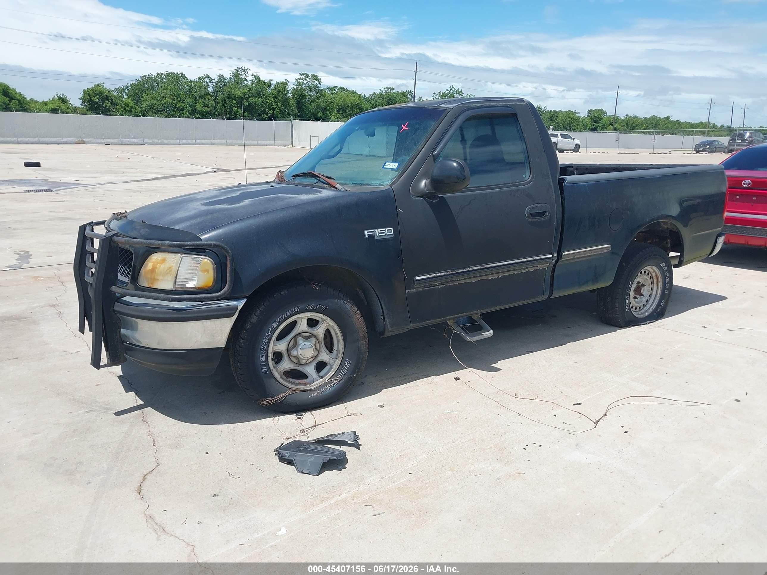1997 Ford F-150 Standard Standard/xl/xlt Black vin: 1FTDF1728VNA85855