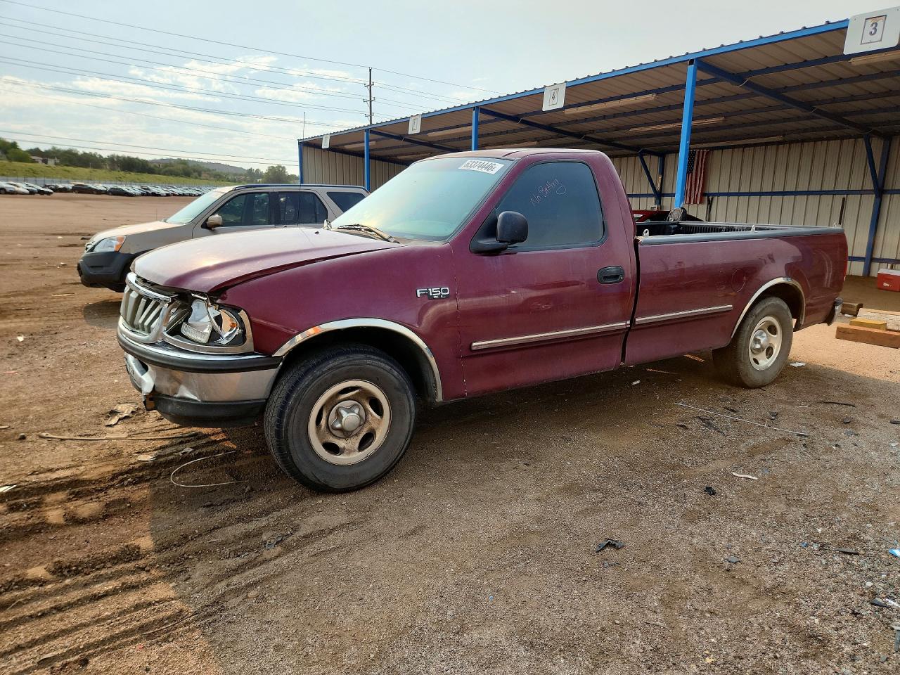 1997 Ford F150 Maroon vin: 1FTDF1729VKA27965