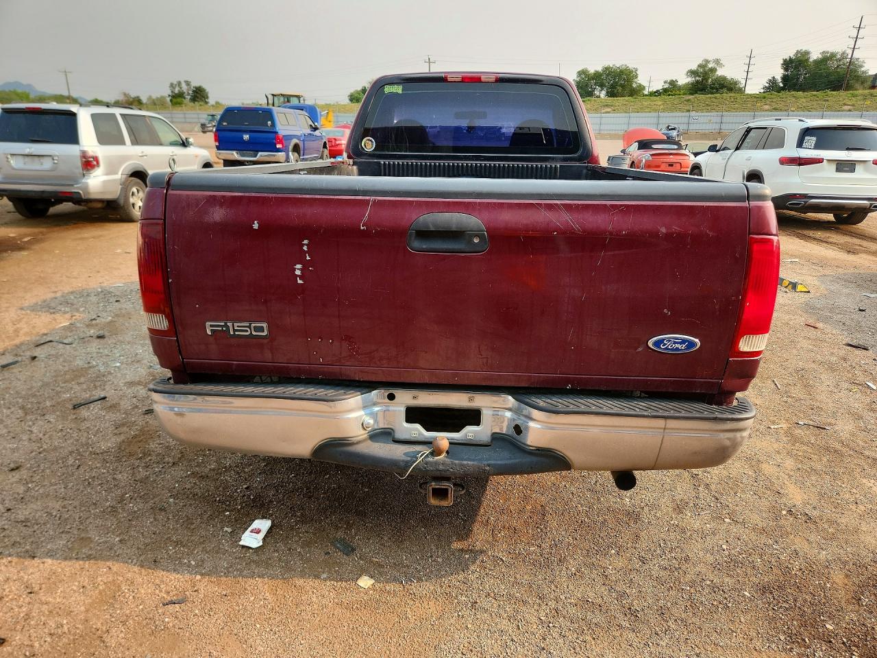 1997 Ford F150 Maroon vin: 1FTDF1729VKA27965