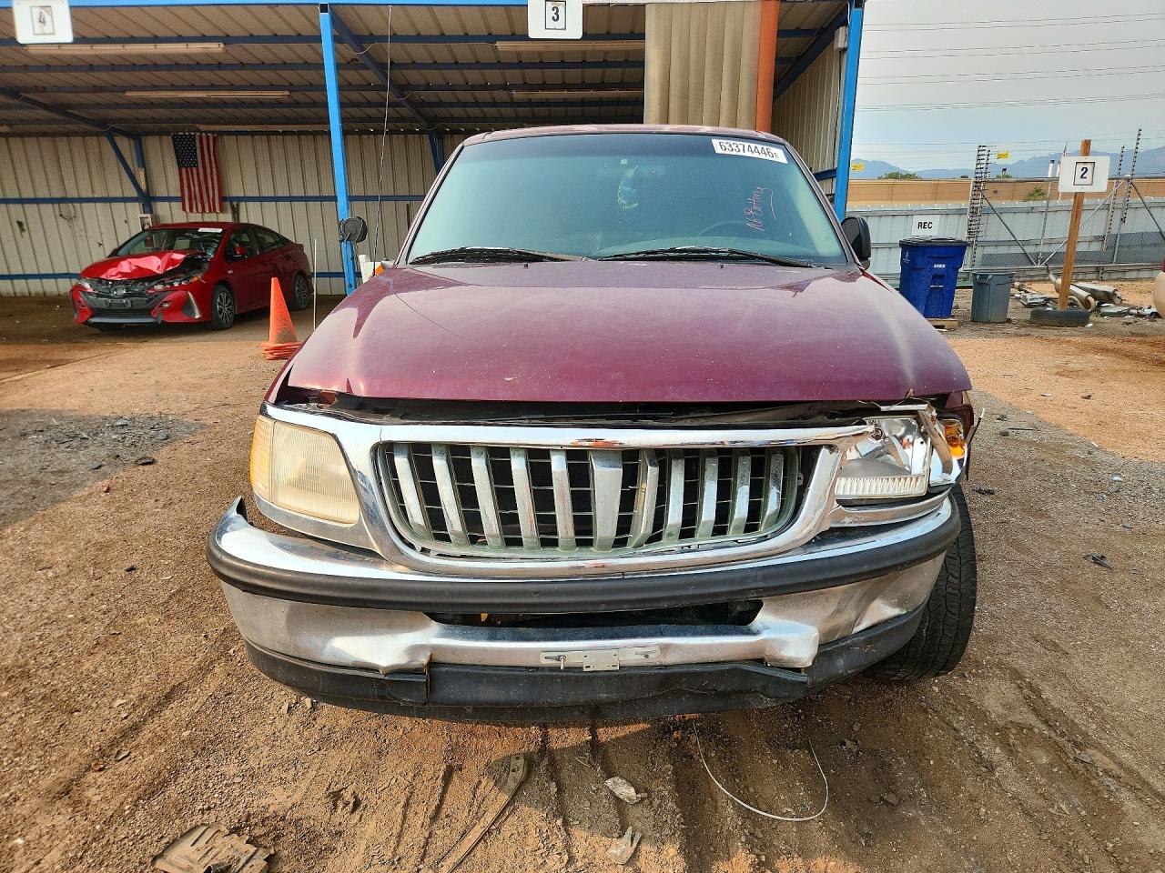 1997 Ford F150 Maroon vin: 1FTDF1729VKA27965