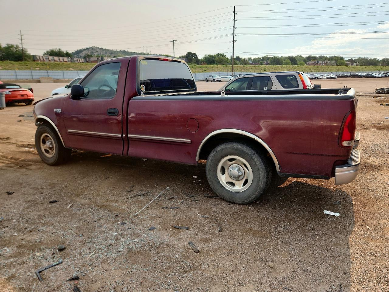 1997 Ford F150 Maroon vin: 1FTDF1729VKA27965