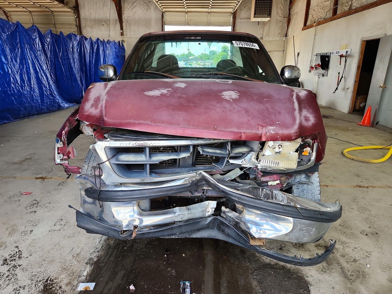 1997 Ford F150 Maroon vin: 1FTDF1760VNA65425