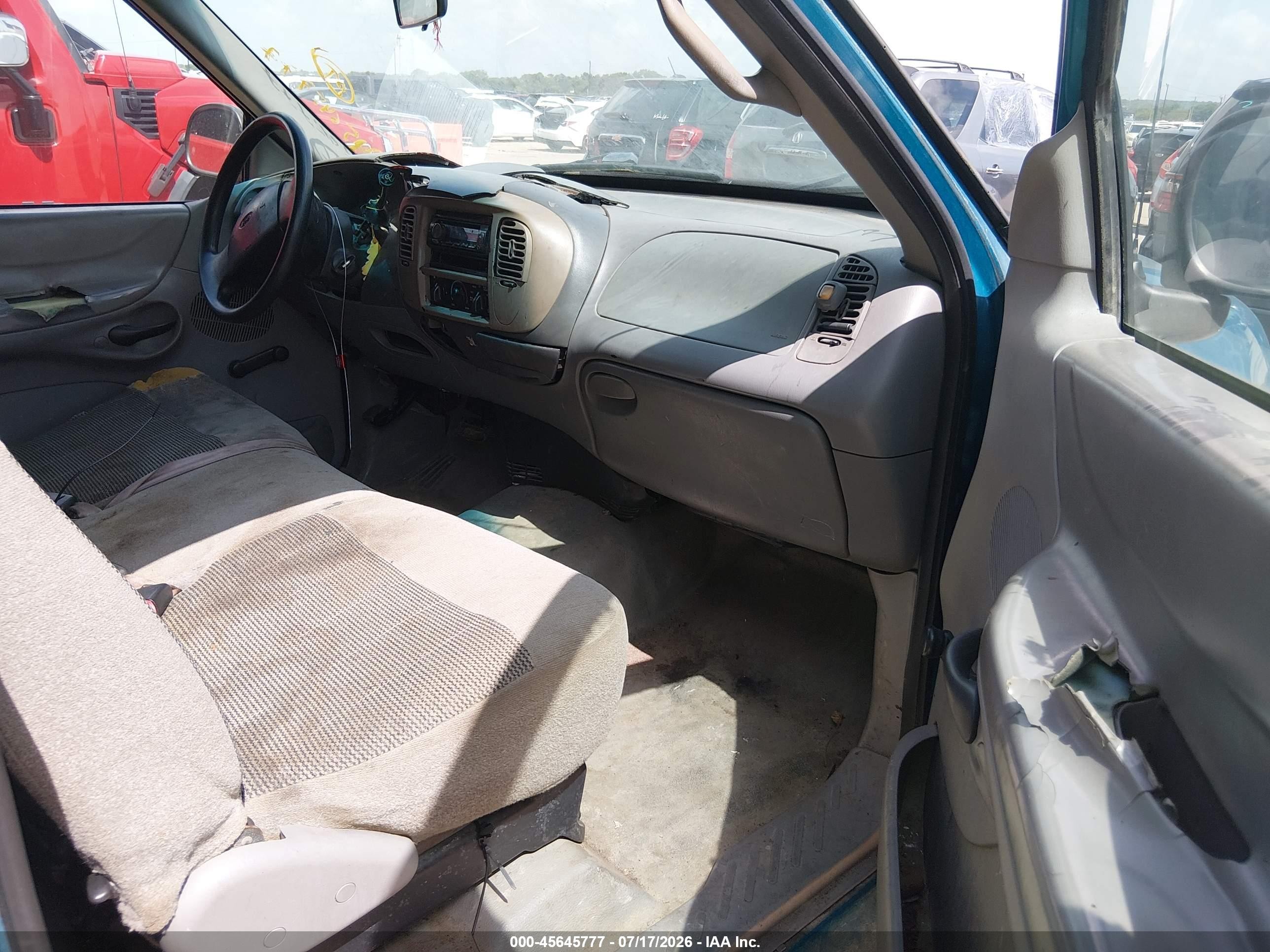 1997 Ford F-150 Lariat/standard/xl/xlt Синий vin: 1FTDF1764VNA93177