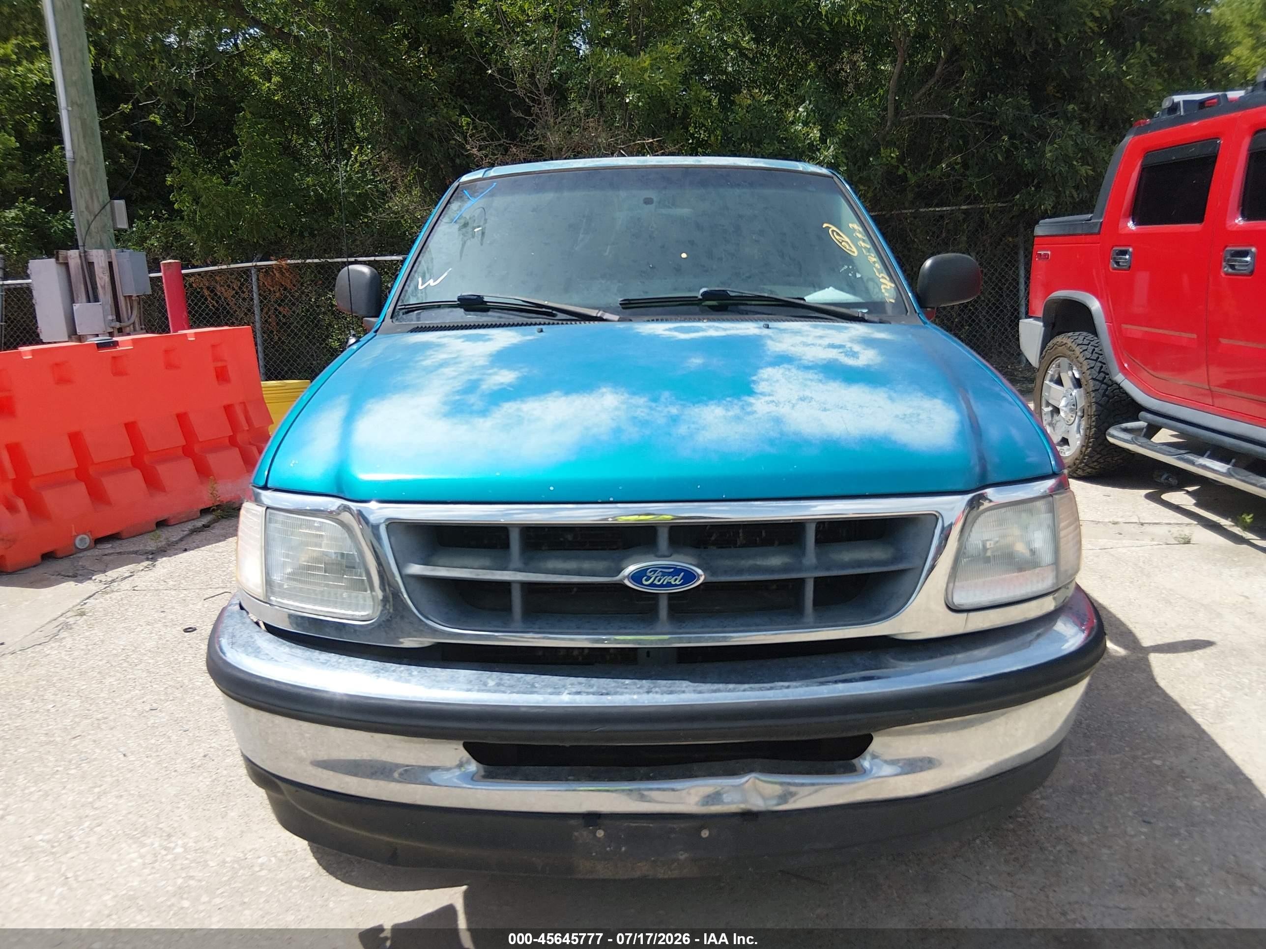 1997 Ford F-150 Lariat/standard/xl/xlt Синий vin: 1FTDF1764VNA93177