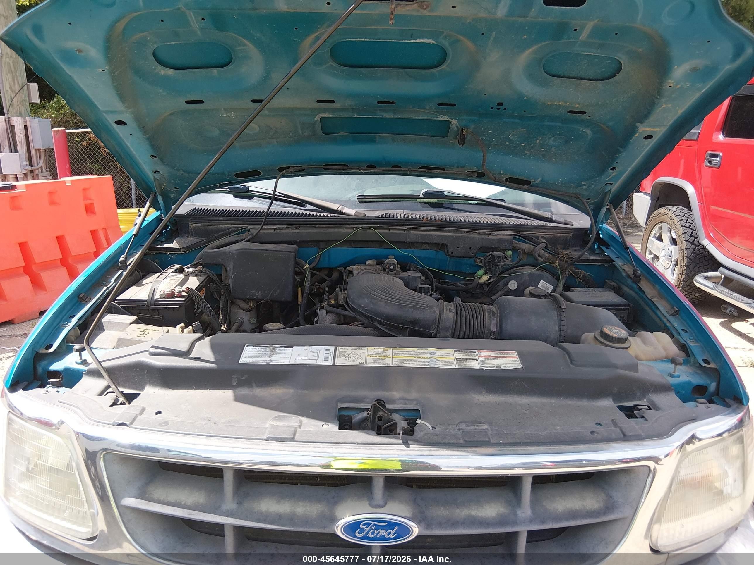 1997 Ford F-150 Lariat/standard/xl/xlt Синий vin: 1FTDF1764VNA93177