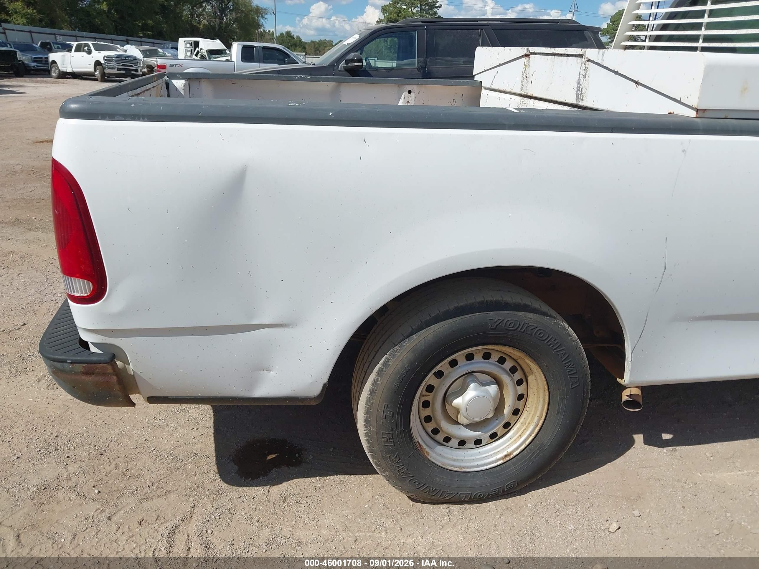 1997 Ford F-150 Lariat/standard/xl/xlt White vin: 1FTDF1765VND41274