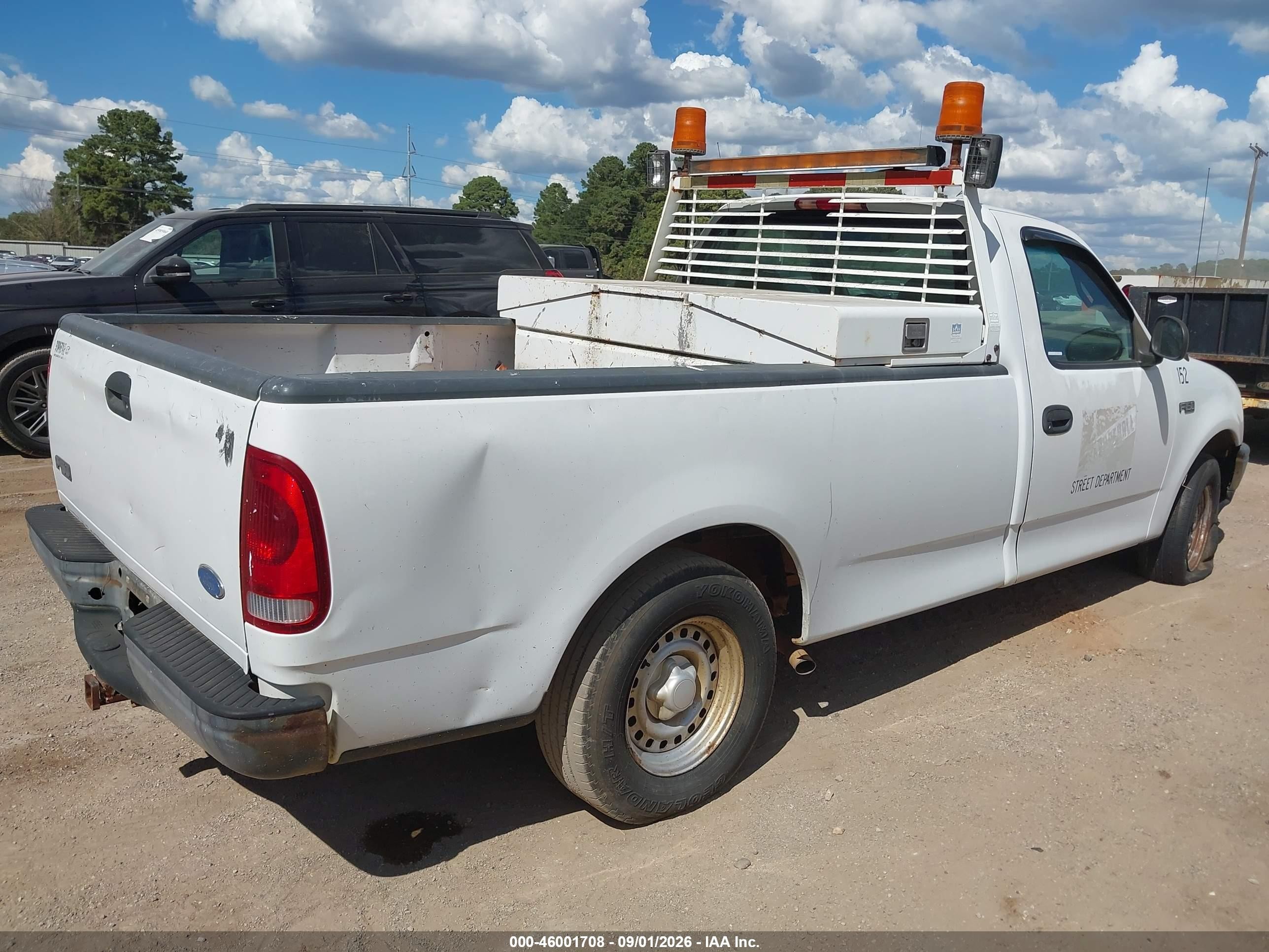 1997 Ford F-150 Lariat/standard/xl/xlt White vin: 1FTDF1765VND41274