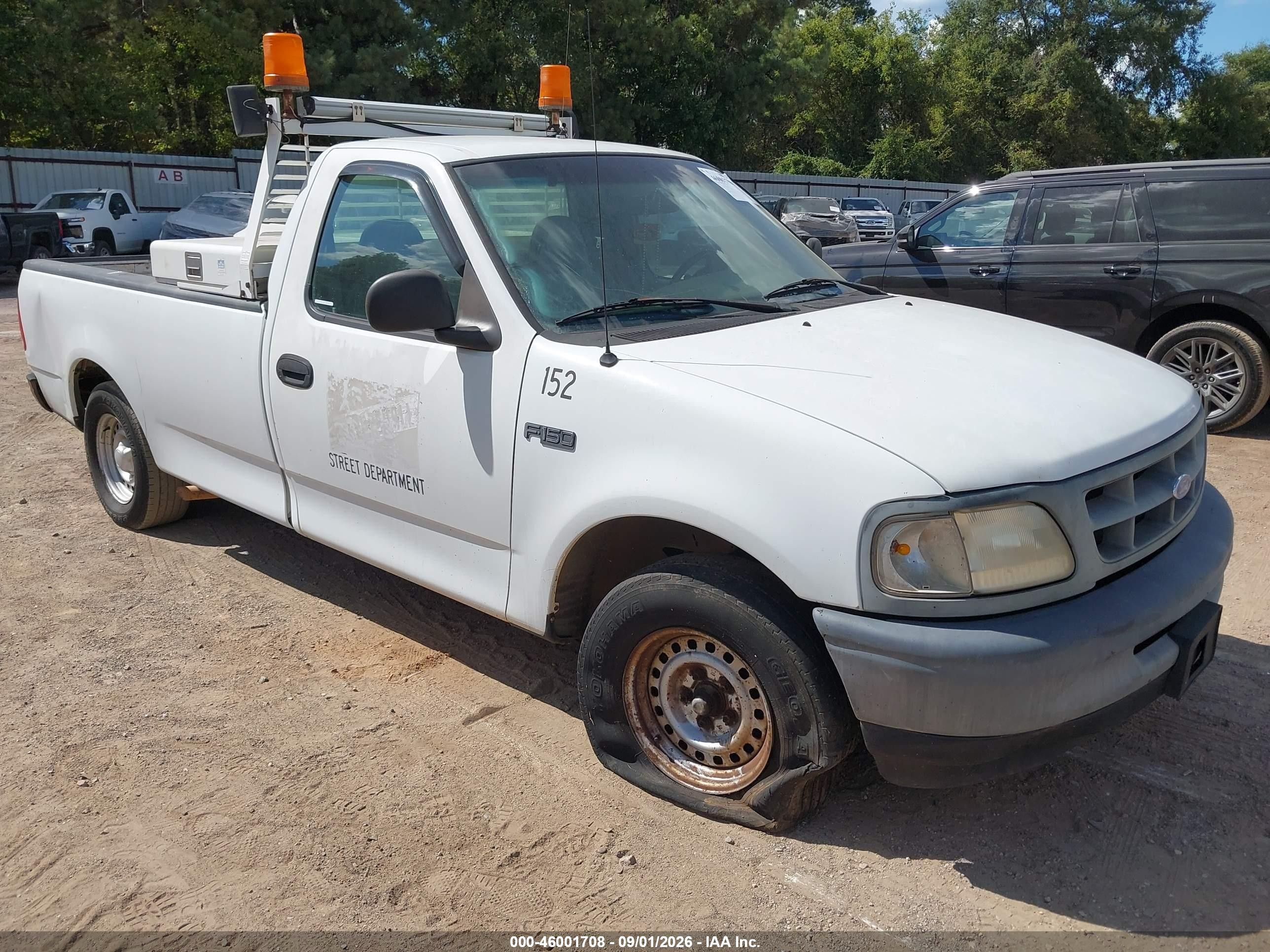 1997 Ford F-150 Lariat/standard/xl/xlt White vin: 1FTDF1765VND41274