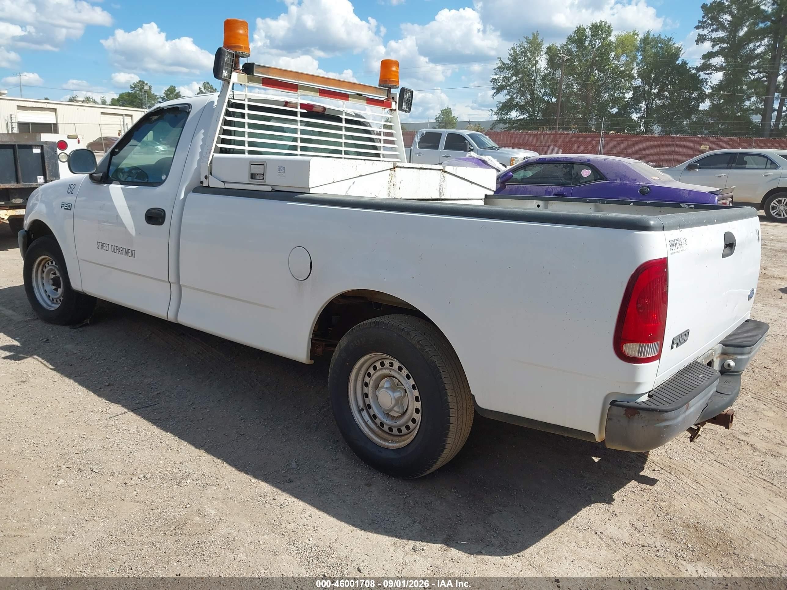 1997 Ford F-150 Lariat/standard/xl/xlt White vin: 1FTDF1765VND41274
