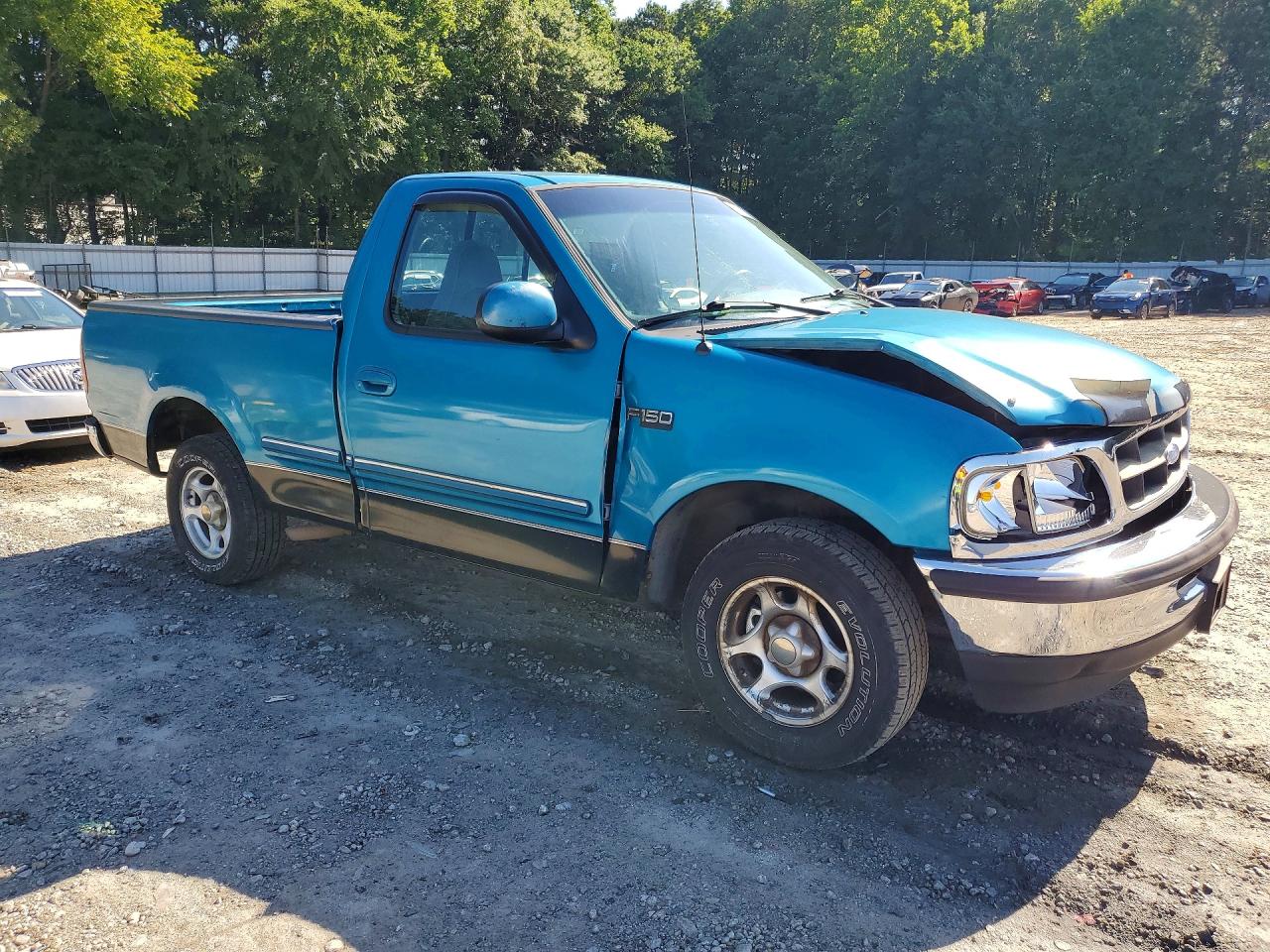 1997 Ford F150 Teal vin: 1FTDF1766VKB35544