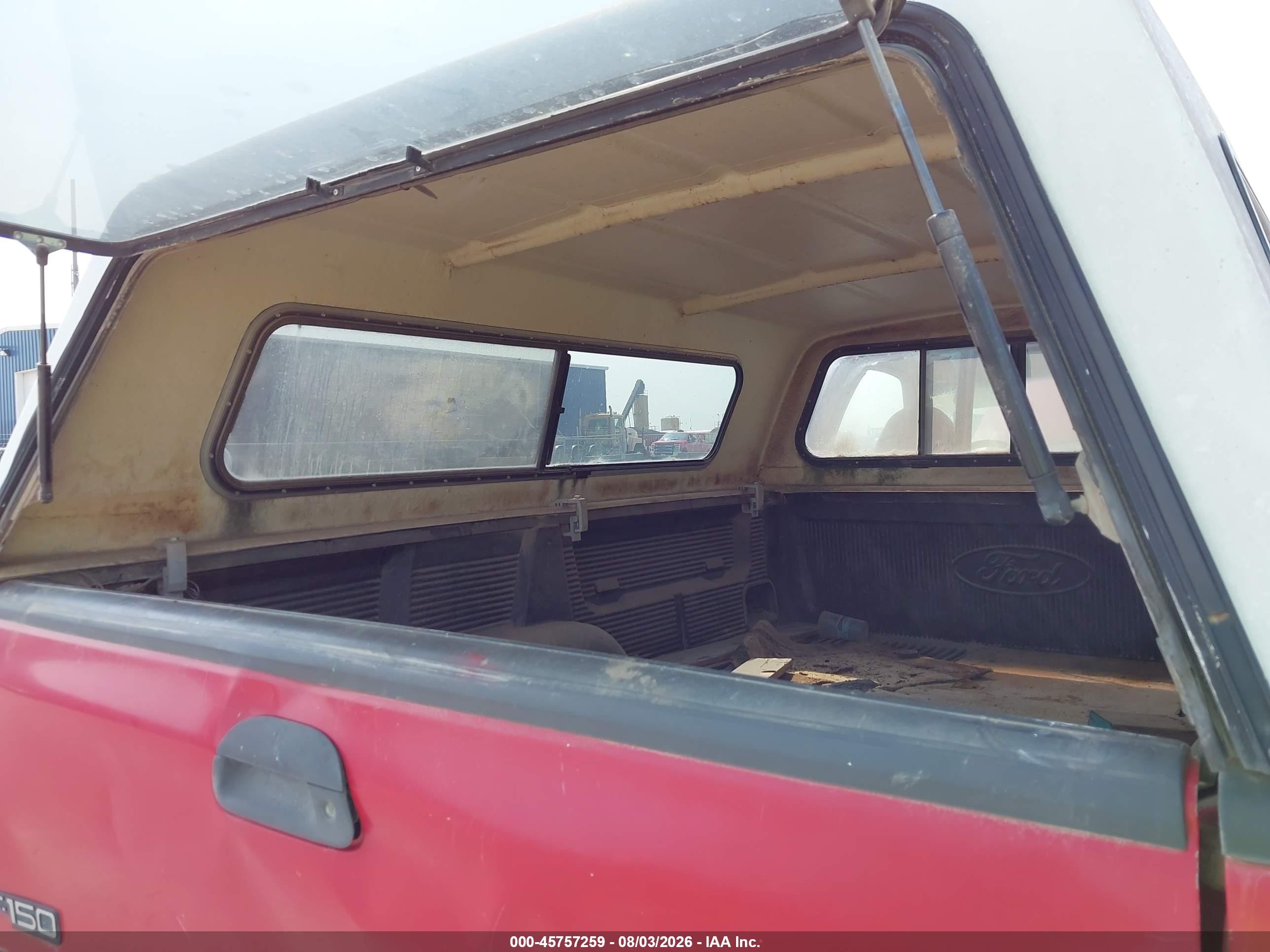 1997 Ford F-150 Standard Lariat/standard/xl/xlt Red vin: 1FTDF1767VKB22723