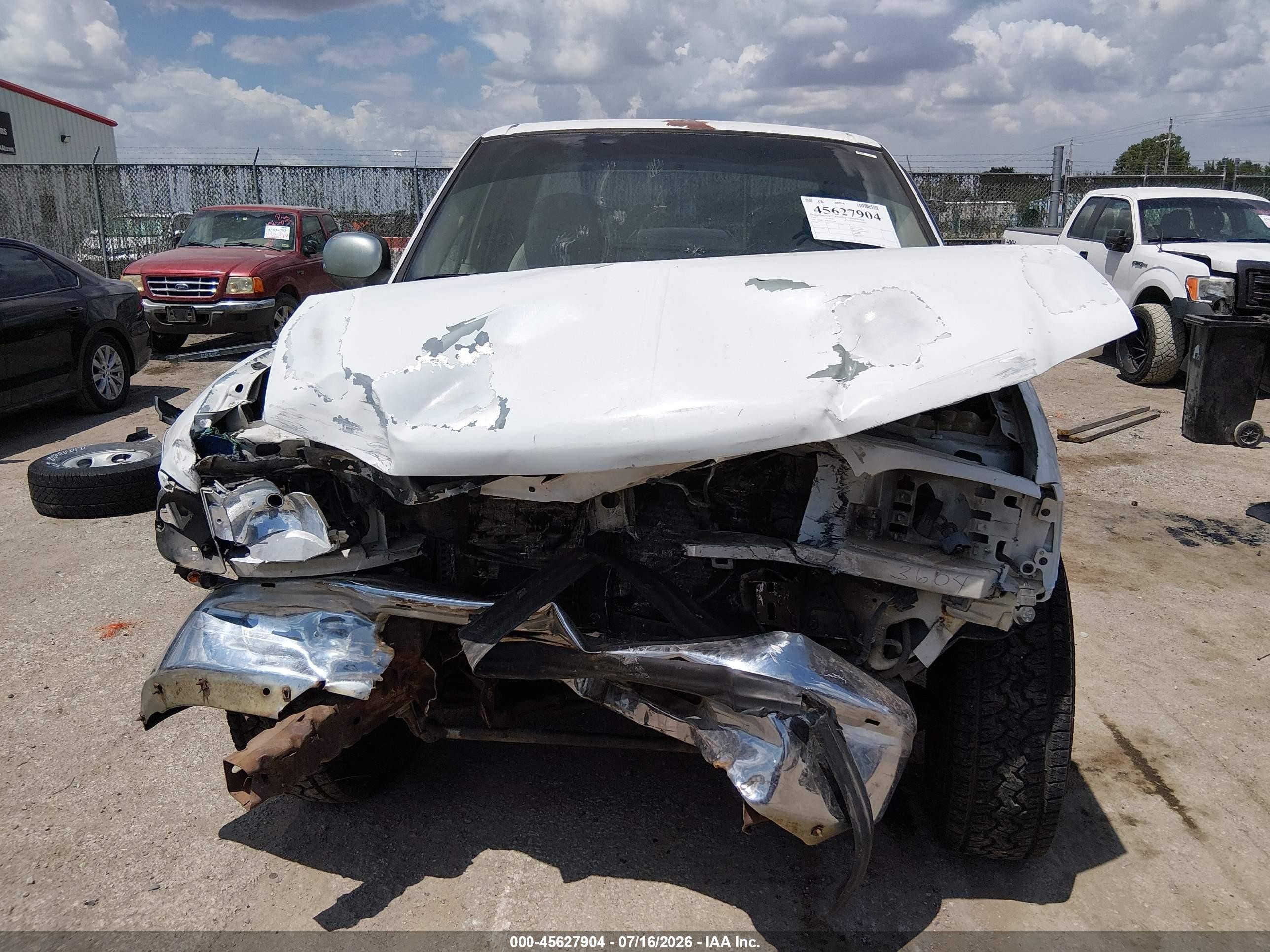1997 Ford F-150 Standard Lariat/standard/xl/xlt White vin: 1FTDF1769VKA21067