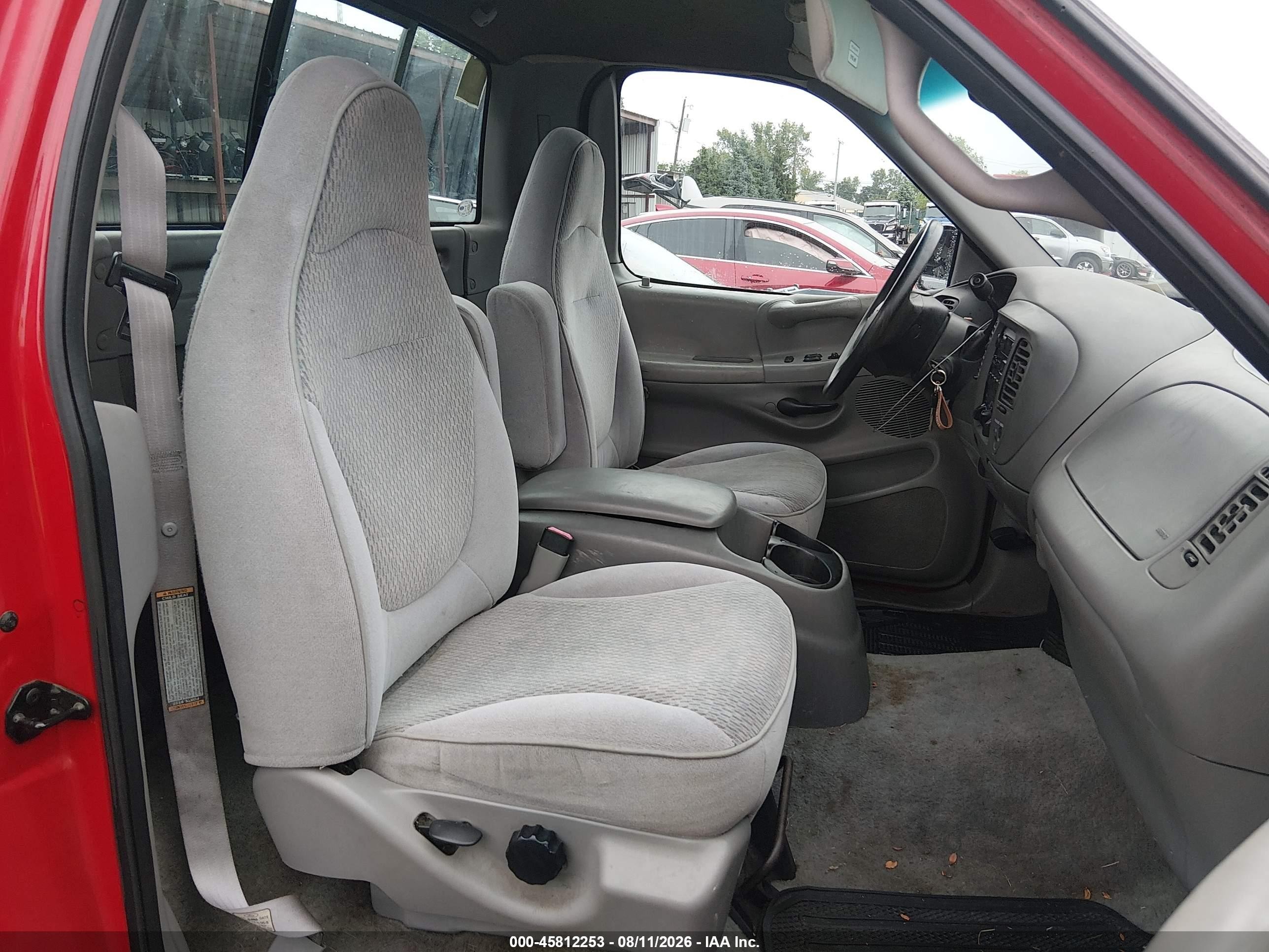 1997 Ford F-150 Standard Lariat/standard/xl/xlt Red vin: 1FTDF17W1VKA72157