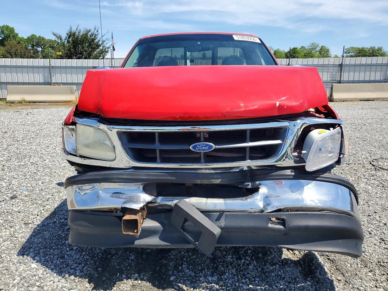 1997 Ford F150 Red vin: 1FTDF17W2VLB11543