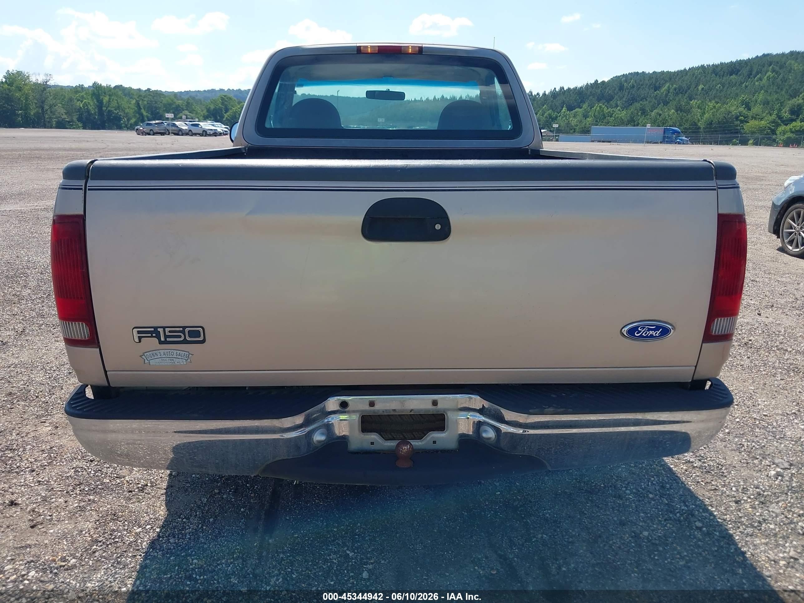 1997 Ford F-150 Standard Lariat/standard/xl/xlt Champagne vin: 1FTDF17W6VNB79106